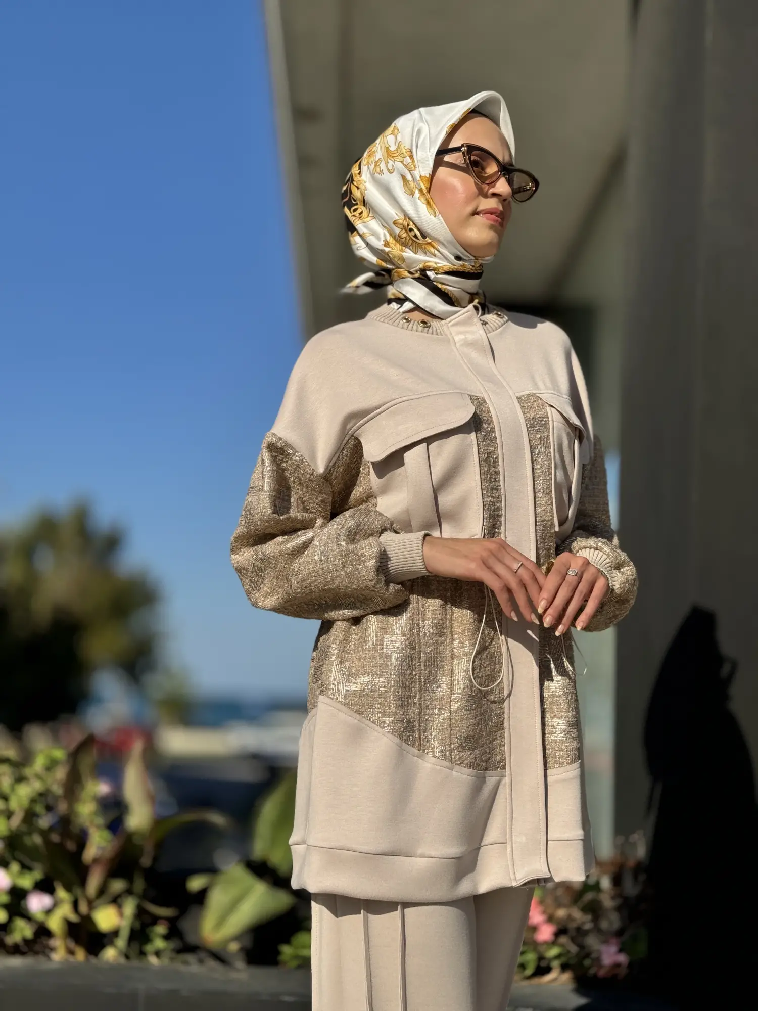 Ghisa Belden Büzgülü Ceket Pantolon Takım G3020