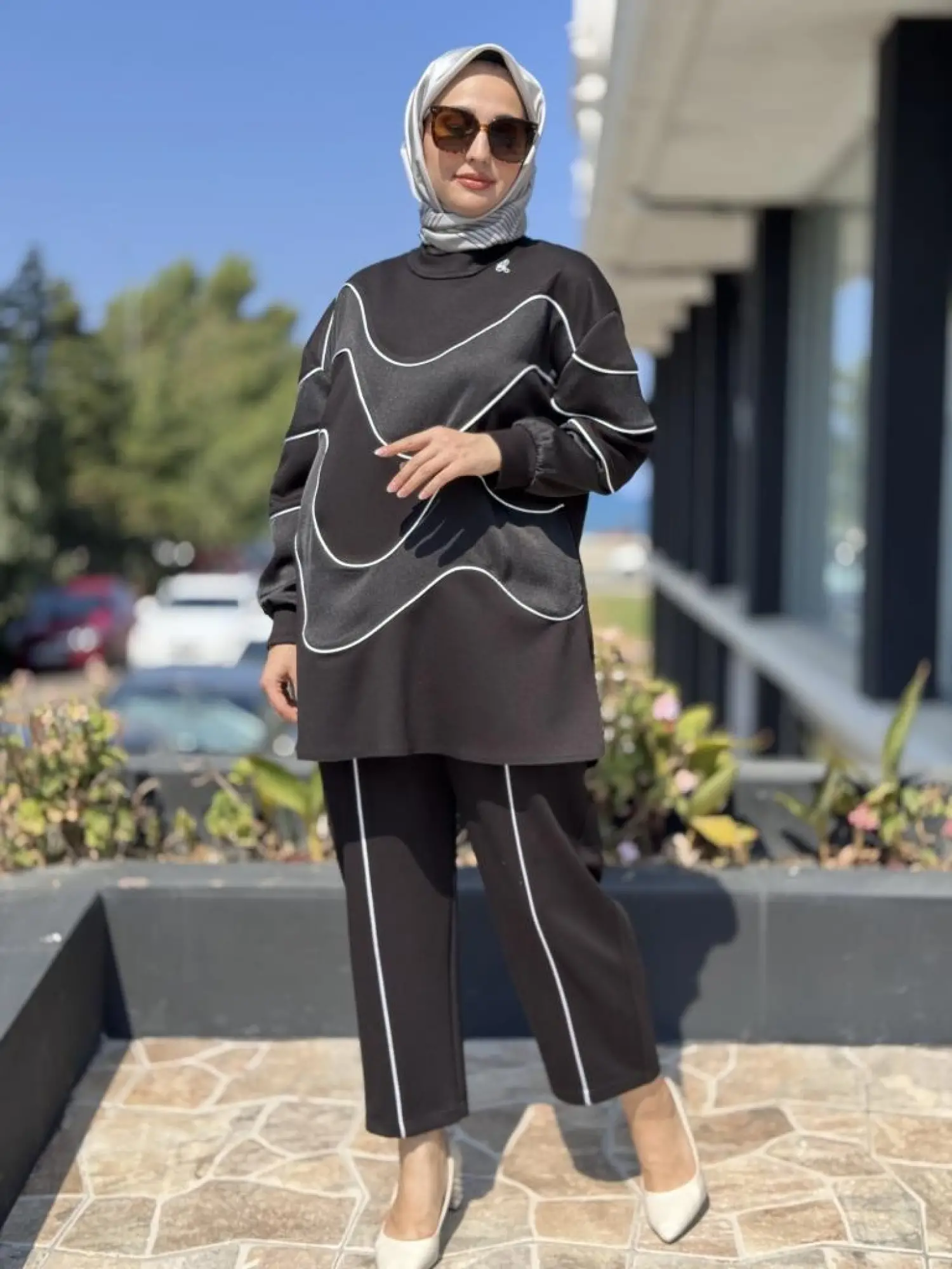 Ghisa Biye Detaylı Tunik Pantolon Takım 4061