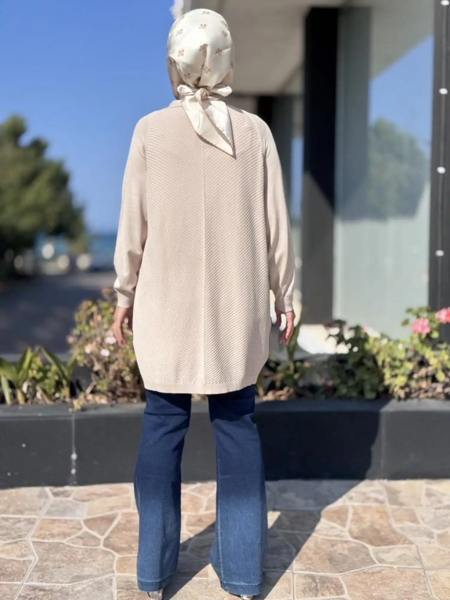 Ghisa Cep ve Düğme Detaylı Triko Hırka 3184