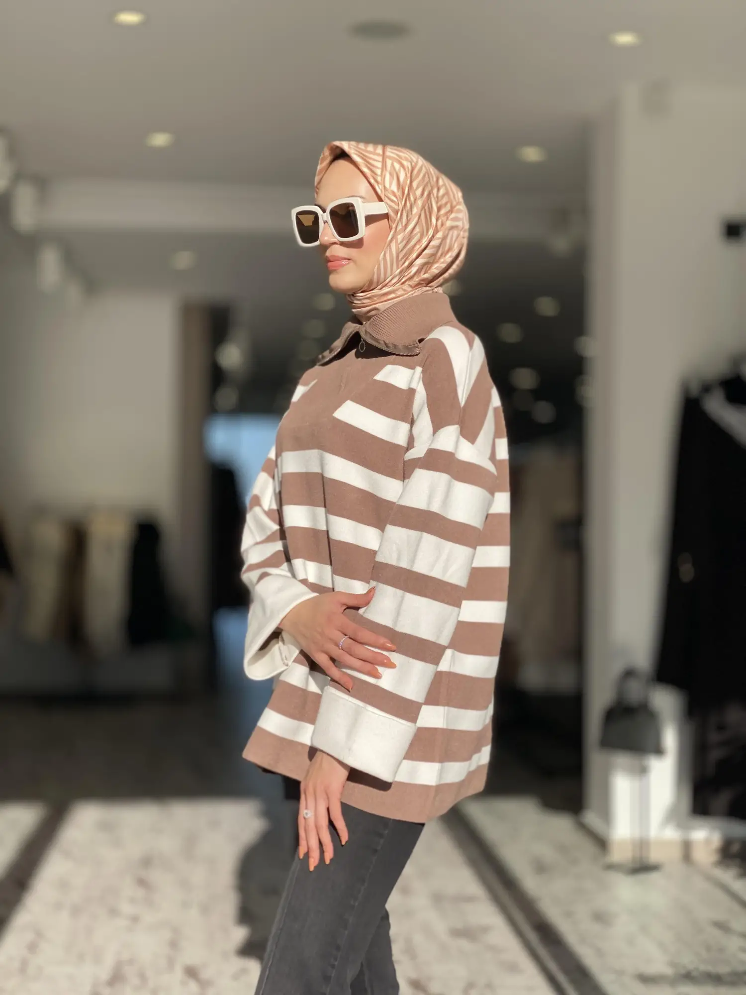 Ghisa Çizgili Triko Tunik 4317