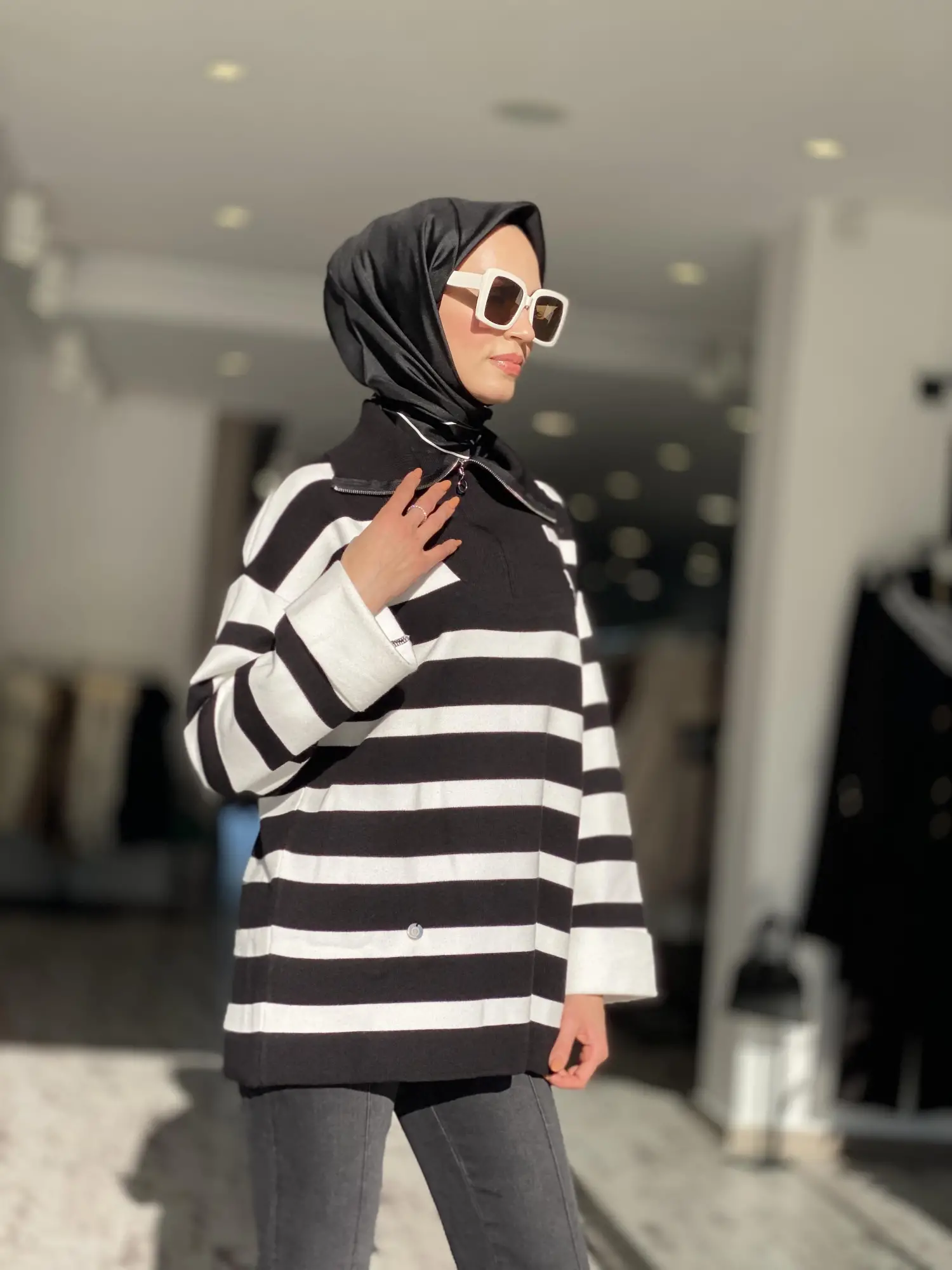 Ghisa Çizgili Triko Tunik 4317