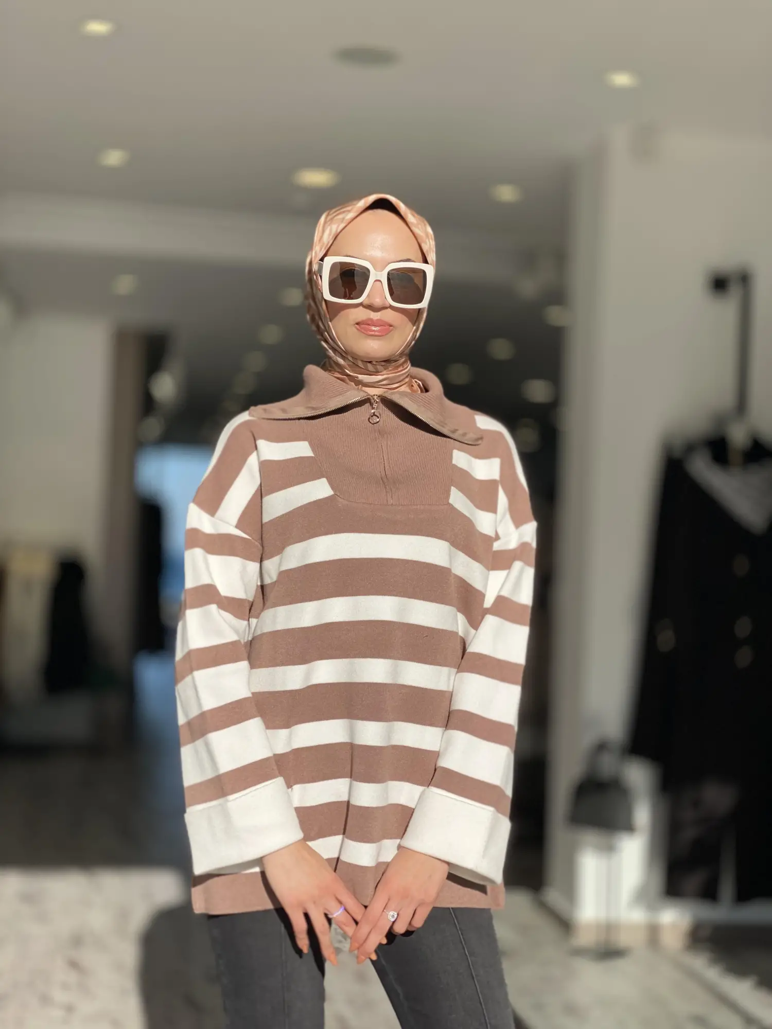 Ghisa Çizgili Triko Tunik 4317