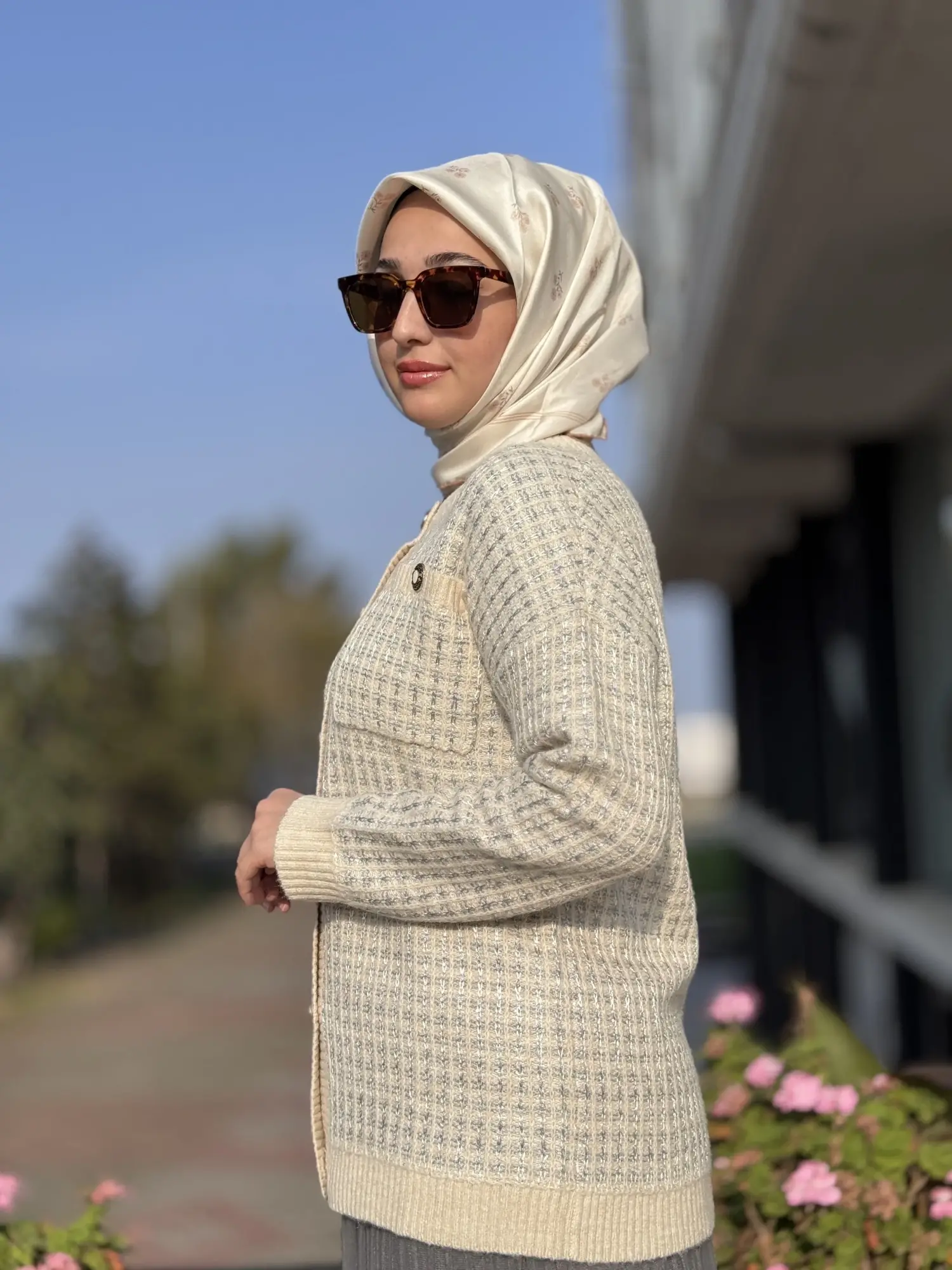 Ghisa Düğme Detaylı Triko Hırka G3307