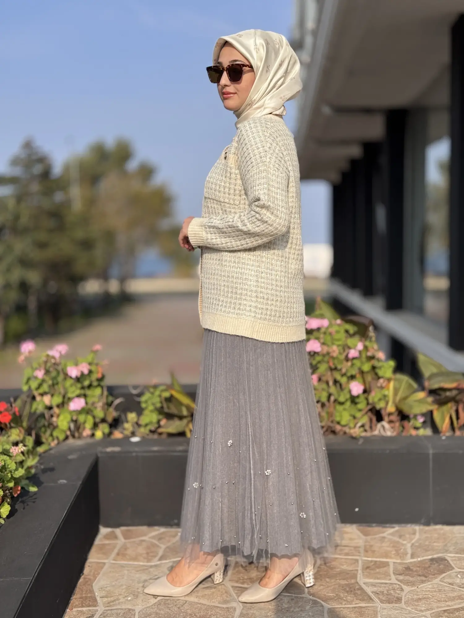 Ghisa Düğme Detaylı Triko Hırka G3307