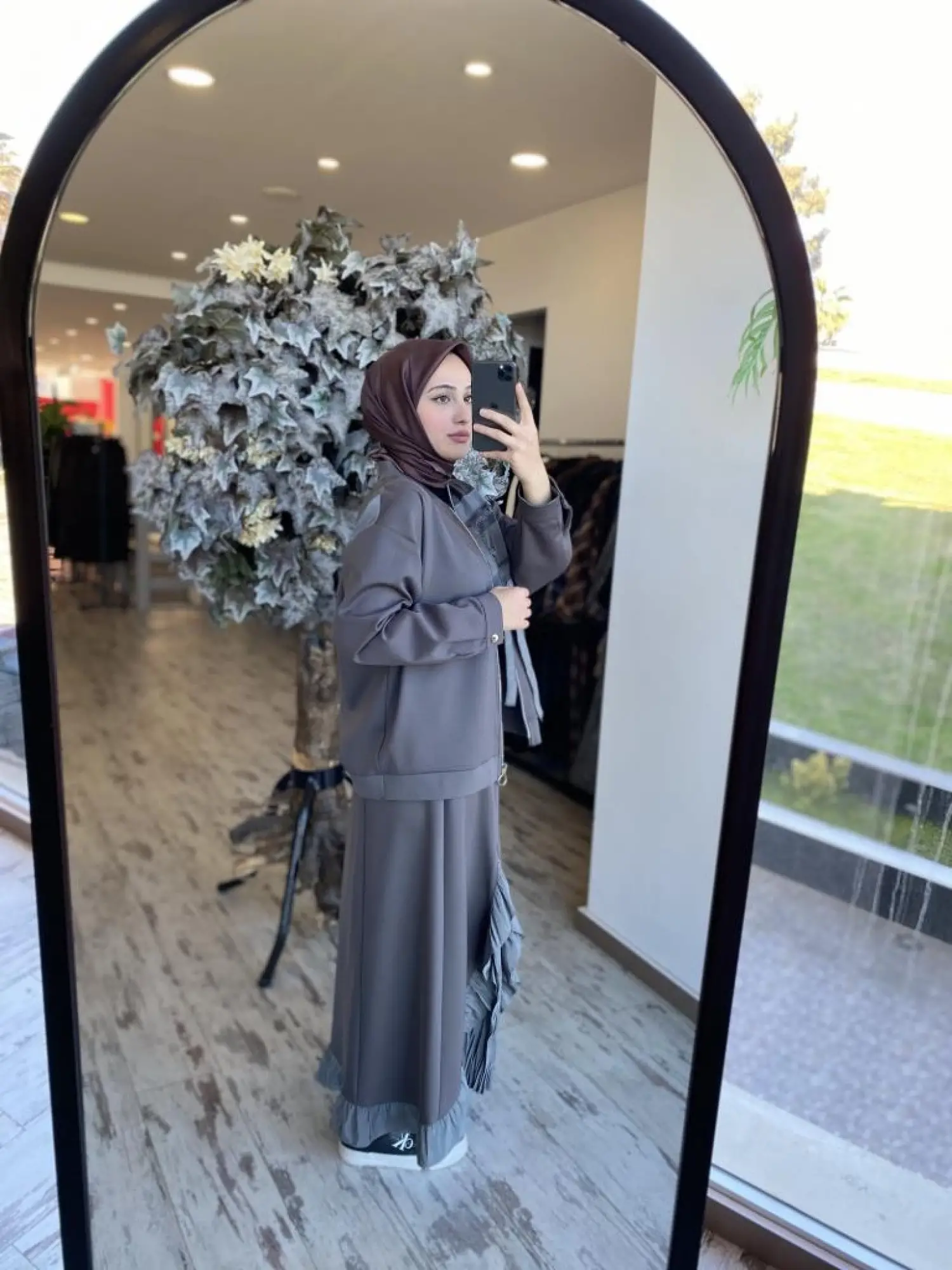 Ghisa Fırfır Detaylı Etek Ceket Takım 3024