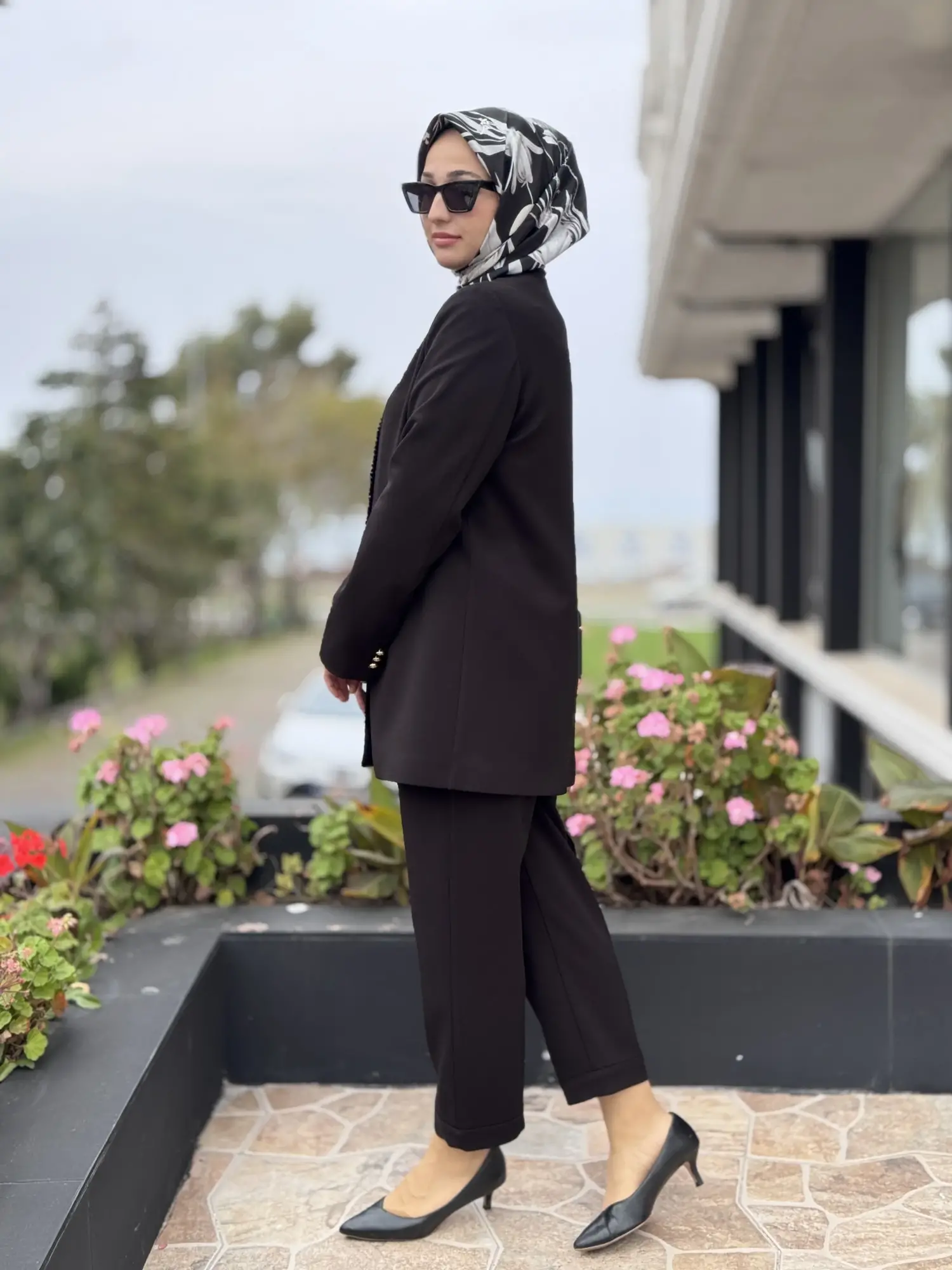 Ghisa Gold Düğmeli Blazer Ceket Pantolon Takım G3263