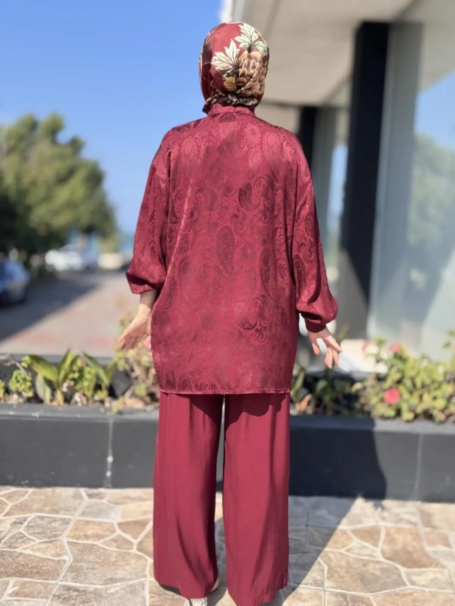 Ghisa Jakarlı Gömlek Pantolon Takım G4126