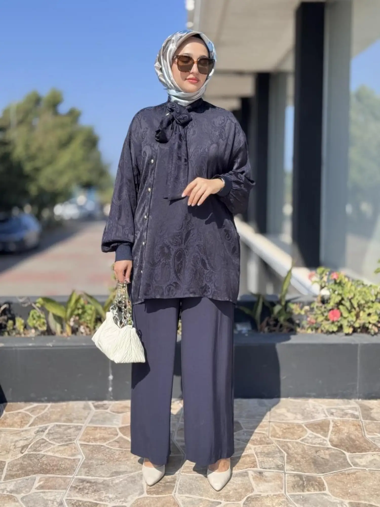 Ghisa Jakarlı Gömlek Pantolon Takım G4126