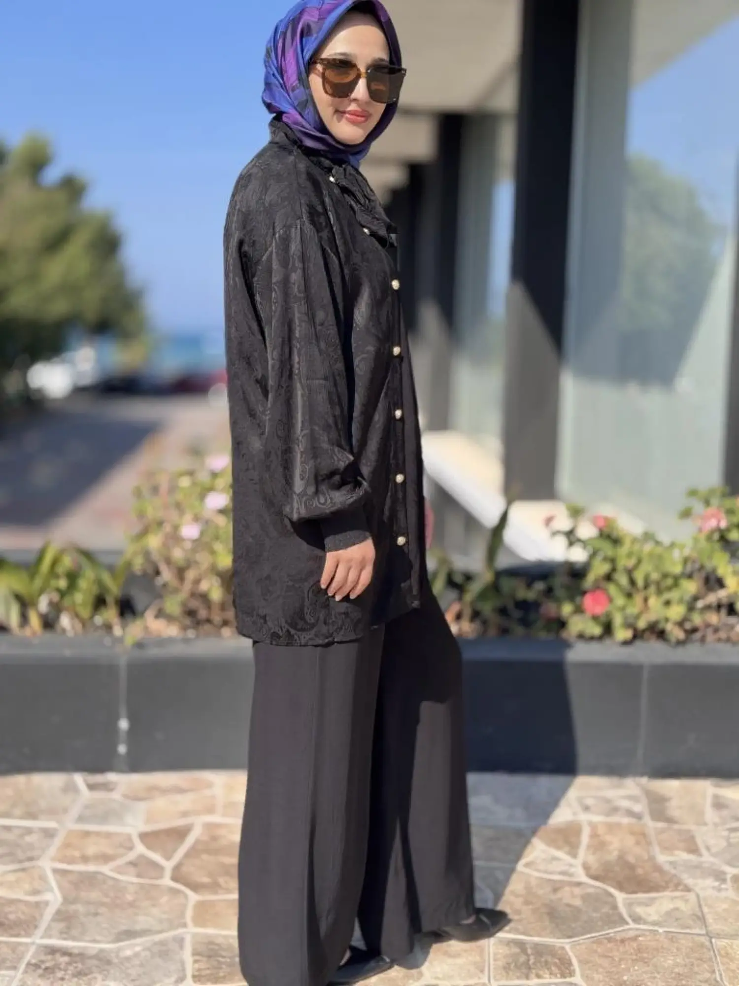 Ghisa Jakarlı Gömlek Pantolon Takım G4126