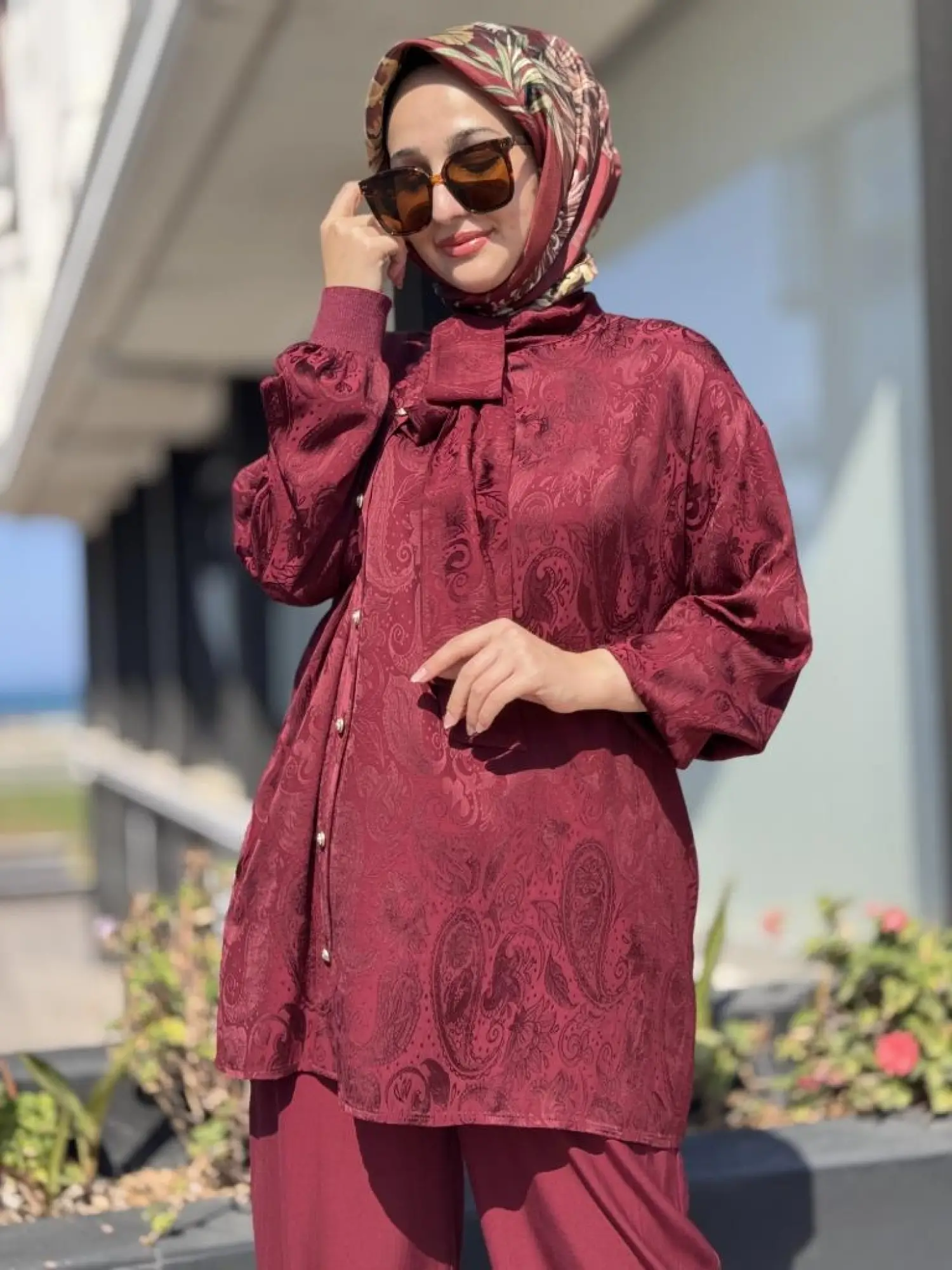 Ghisa Jakarlı Gömlek Pantolon Takım G4126