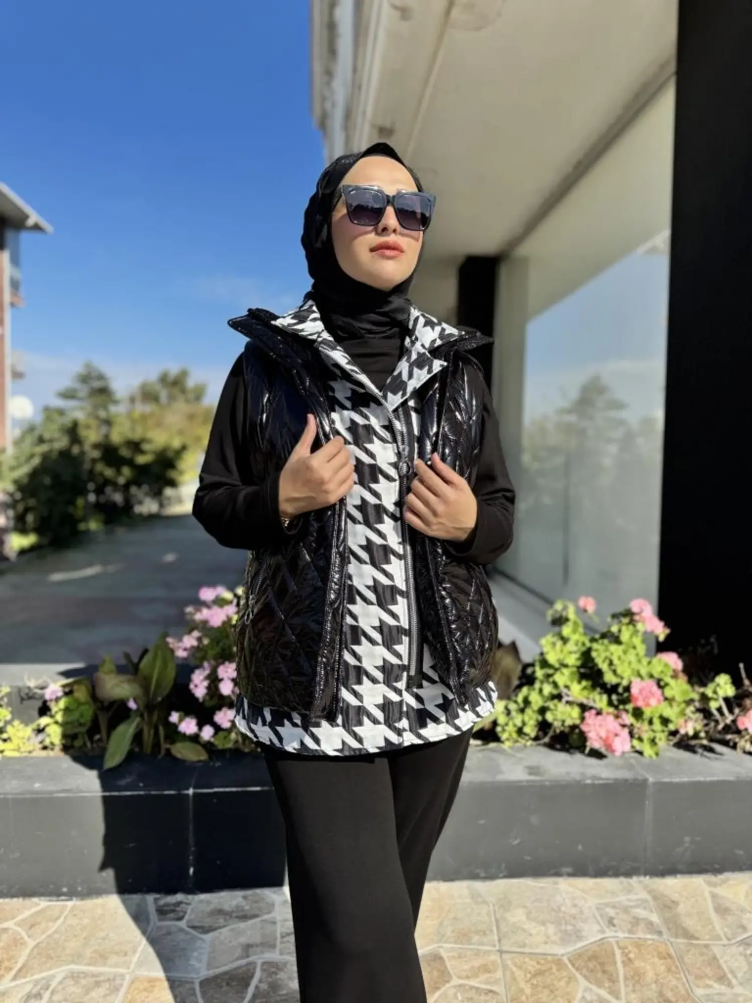 Ghisa Kazayağı Detaylı Fermuarlı Yelek 3987