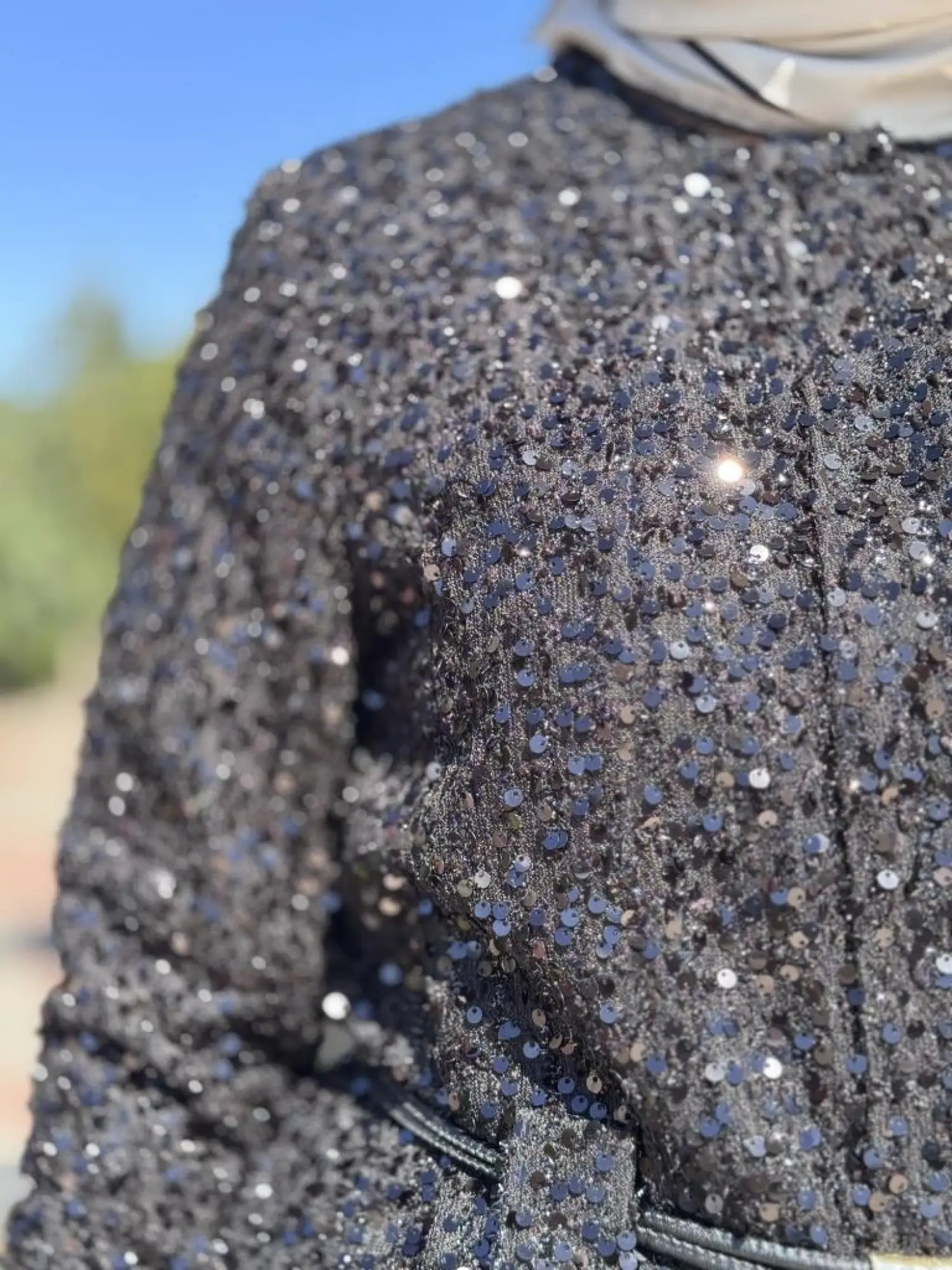 Ghisa Kemer Detaylı Payetli Ceket Pantolon Takım 3198