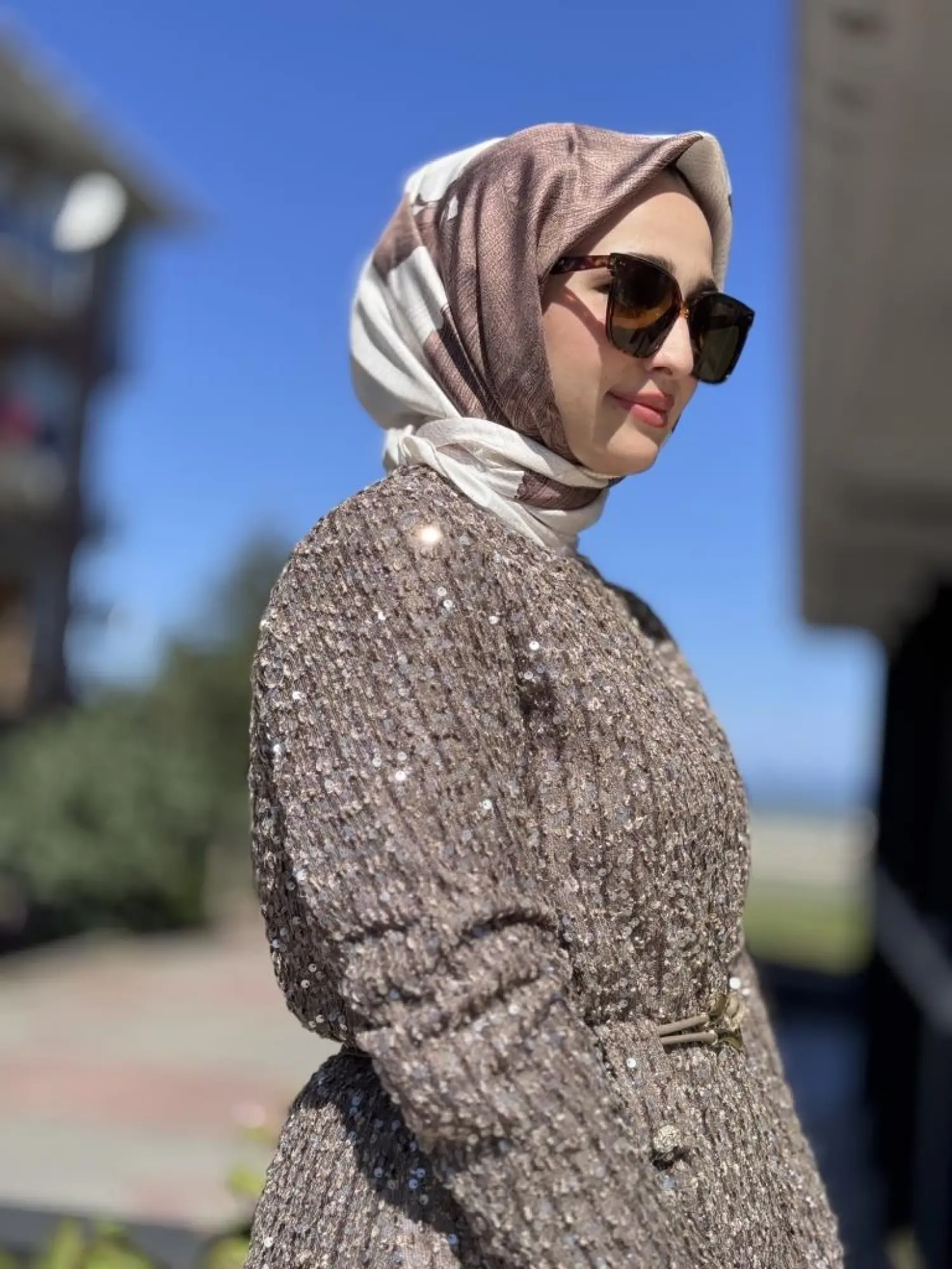 Ghisa Kemer Detaylı Payetli Ceket Pantolon Takım 3198