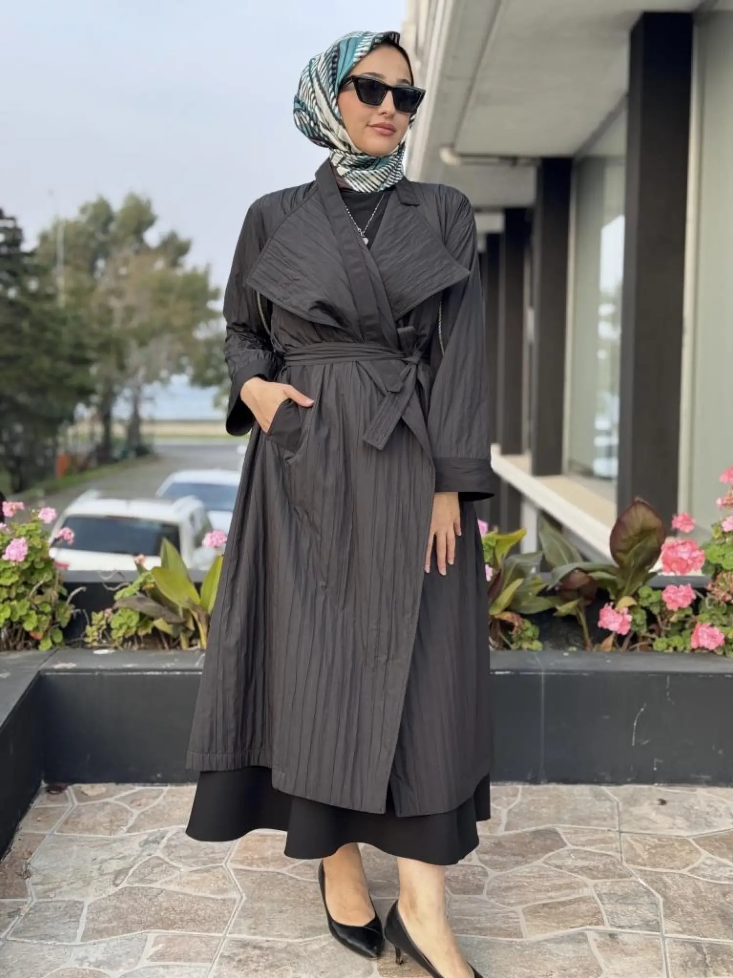 Ghisa Kolları Fermuar Detaylı Tafta Kap G2684