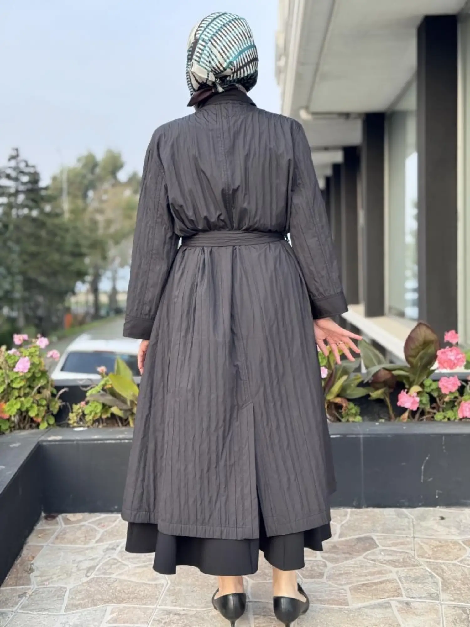 Ghisa Kolları Fermuar Detaylı Tafta Kap G2684