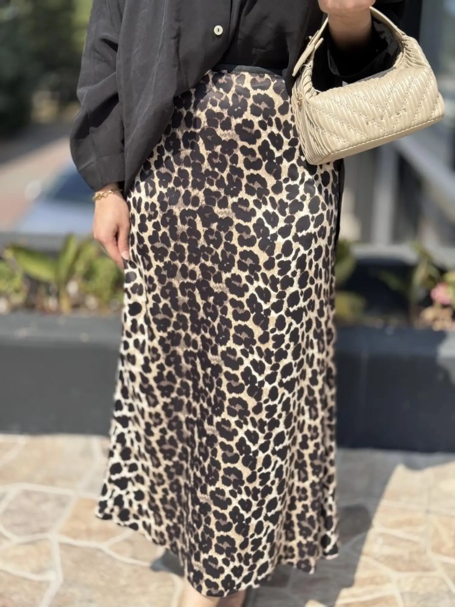 Ghisa Leopar Desenli Etek G5307