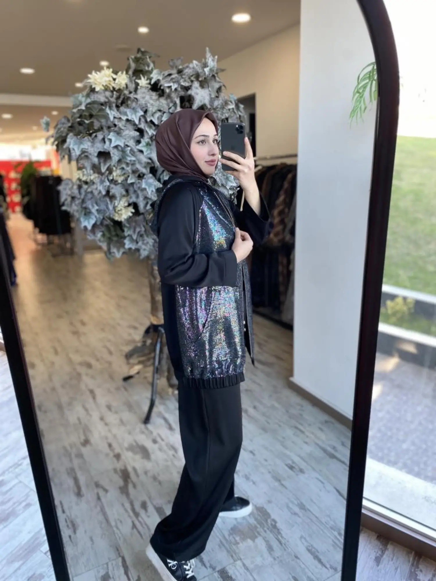 Ghisa Payet Detaylı Ceket Pantolon Takım 3967