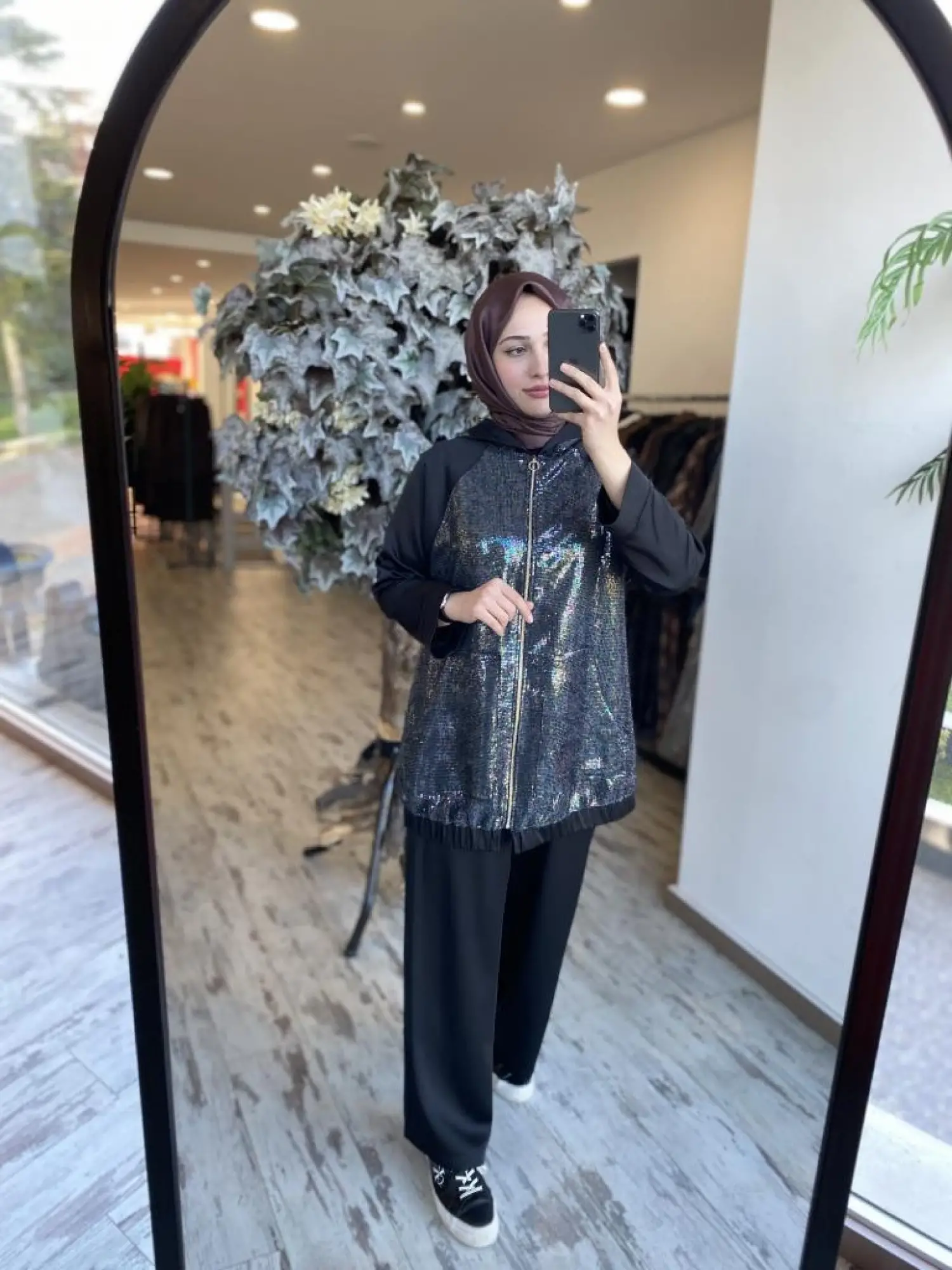 Ghisa Payet Detaylı Ceket Pantolon Takım 3967