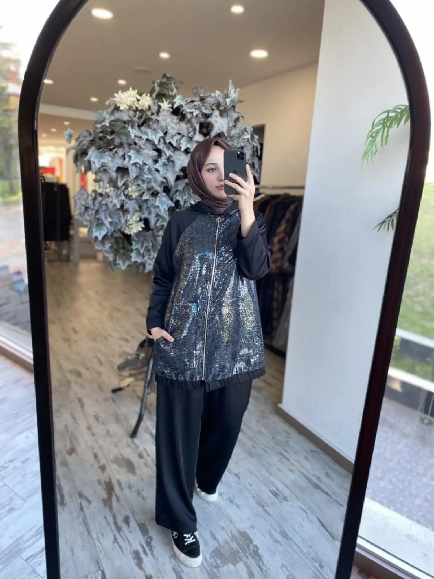 Ghisa Payet Detaylı Ceket Pantolon Takım 3967