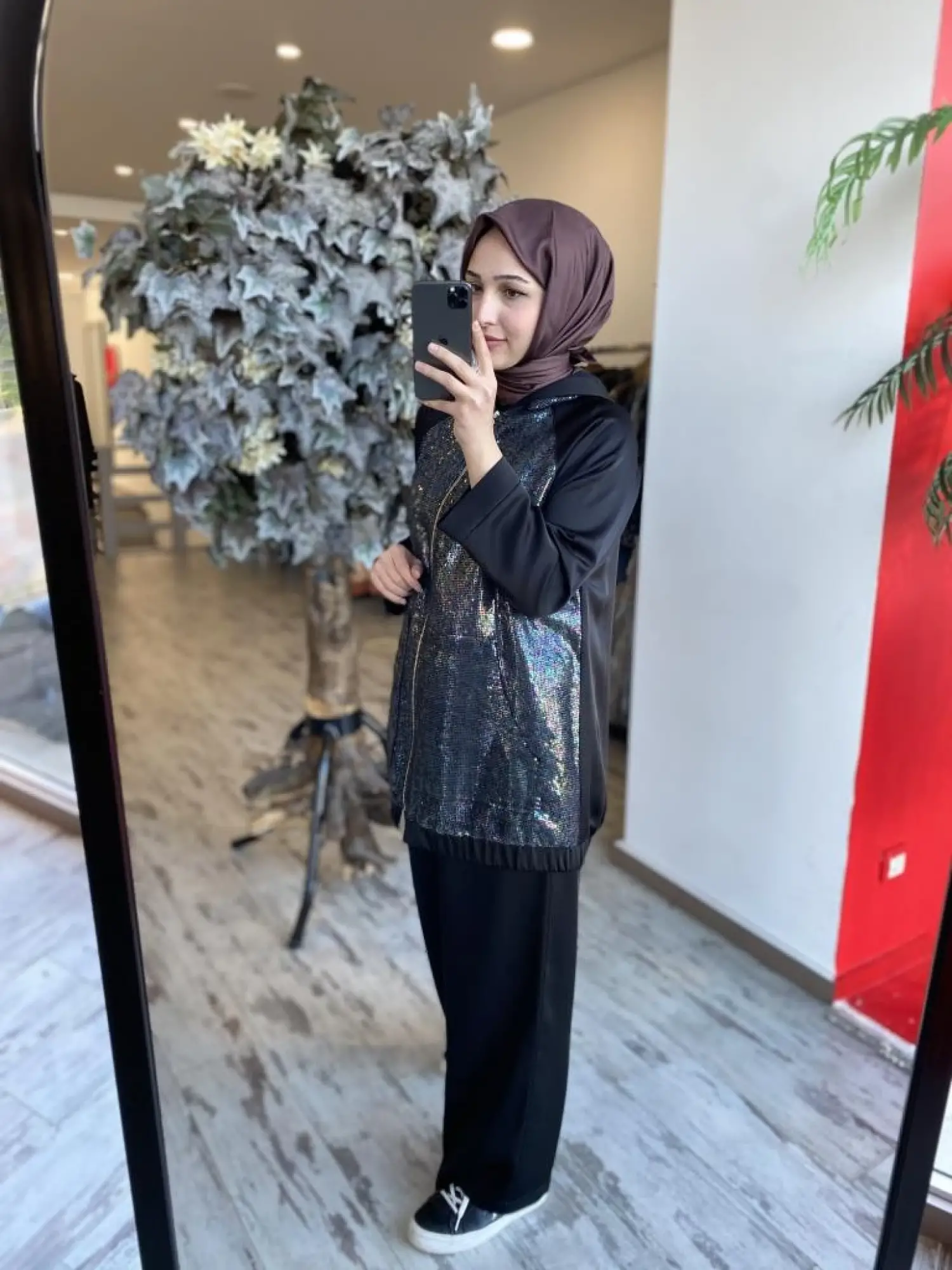 Ghisa Payet Detaylı Ceket Pantolon Takım 3967