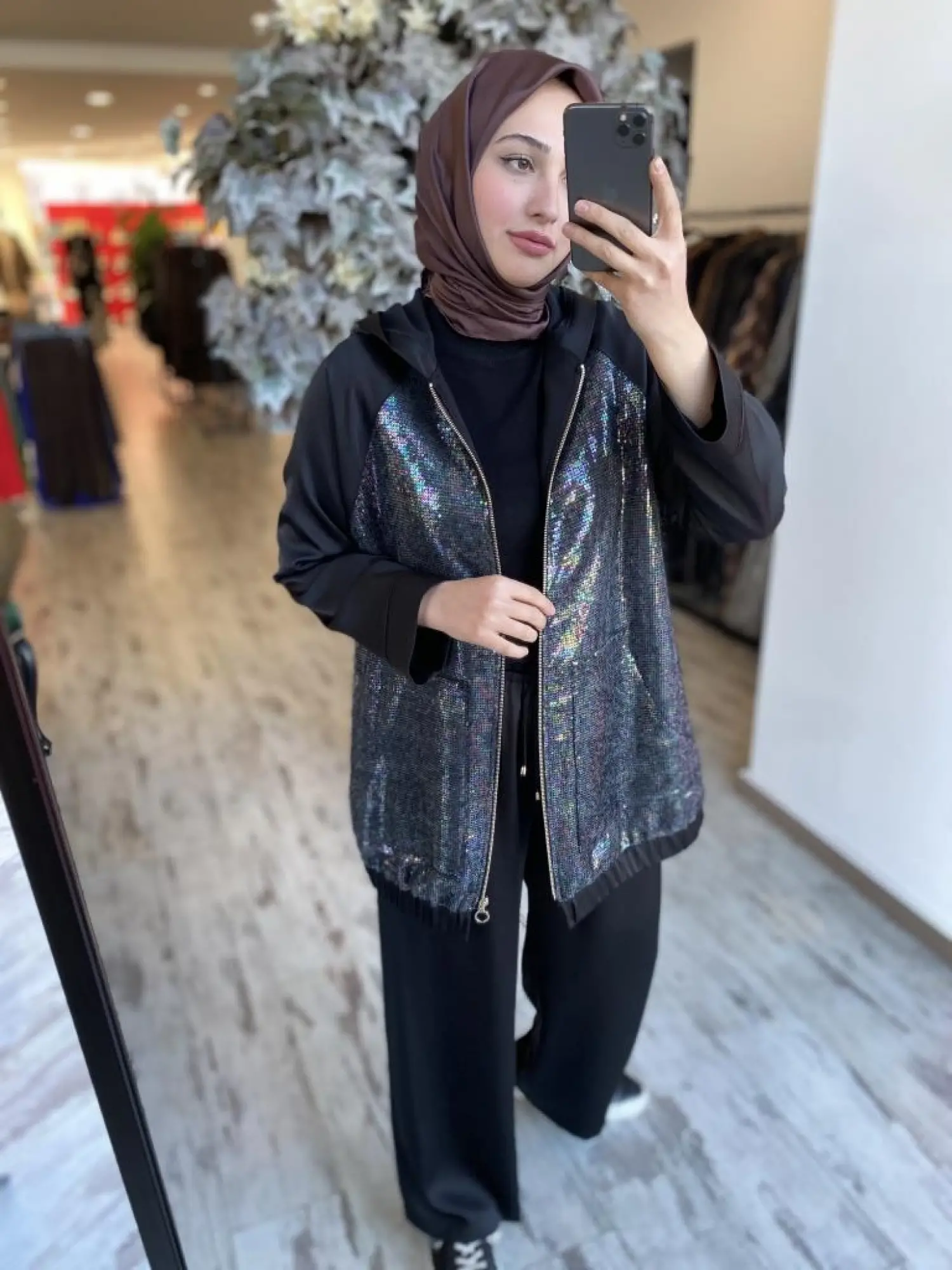 Ghisa Payet Detaylı Ceket Pantolon Takım 3967