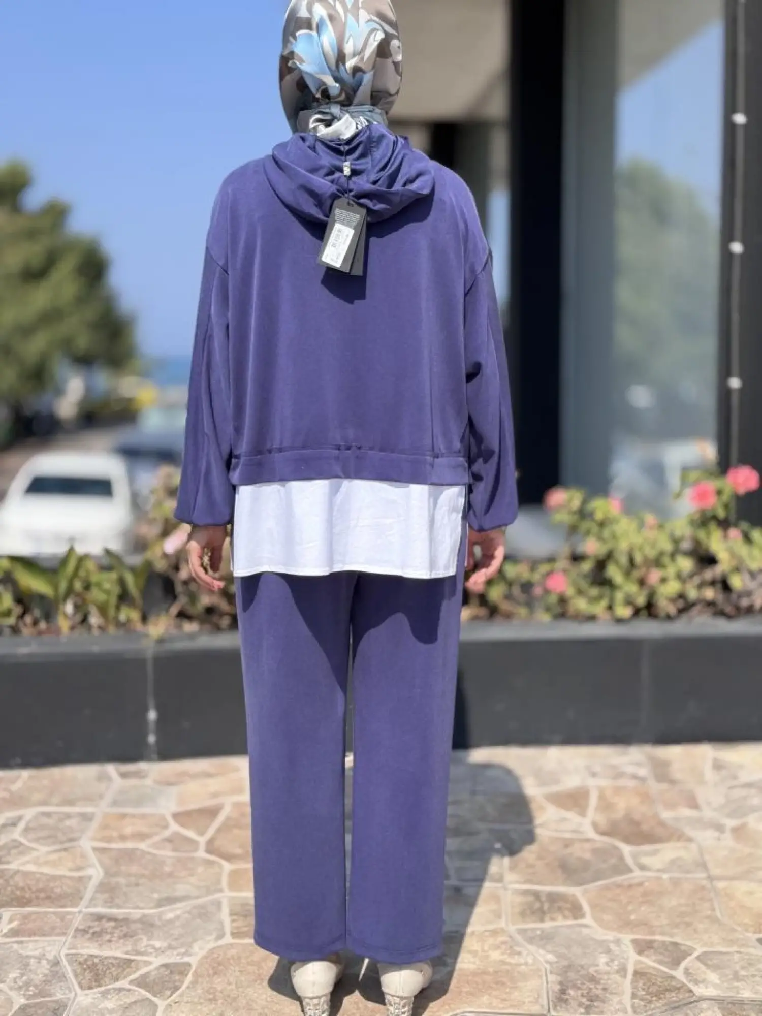 Ghisa Poplin Detaylı Fermuarlı Kap Pantolon Takım 4068