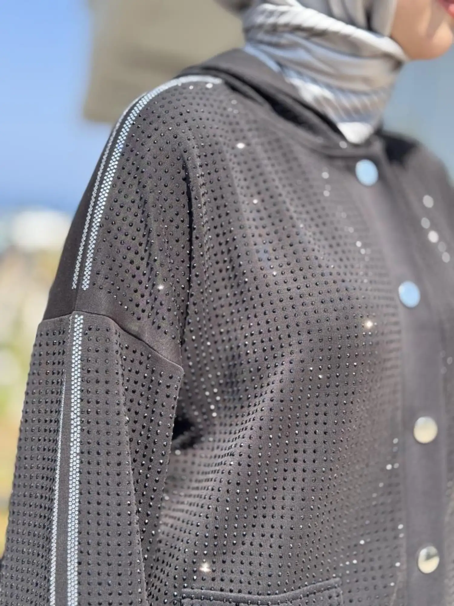 Ghisa Taş Detaylı Kap Pantolon Takım 2451