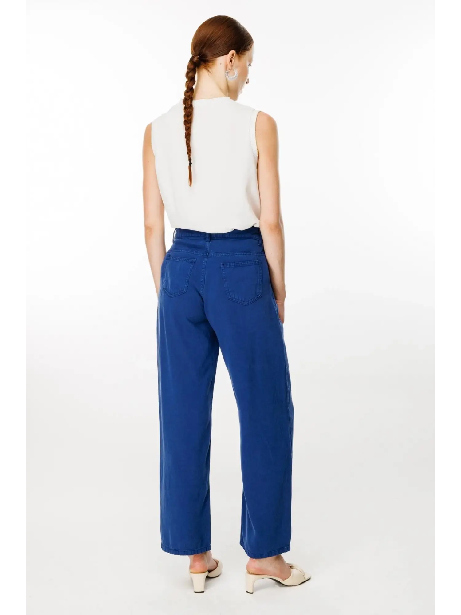 Ghisa Tencel Cepli Pantolon 8618