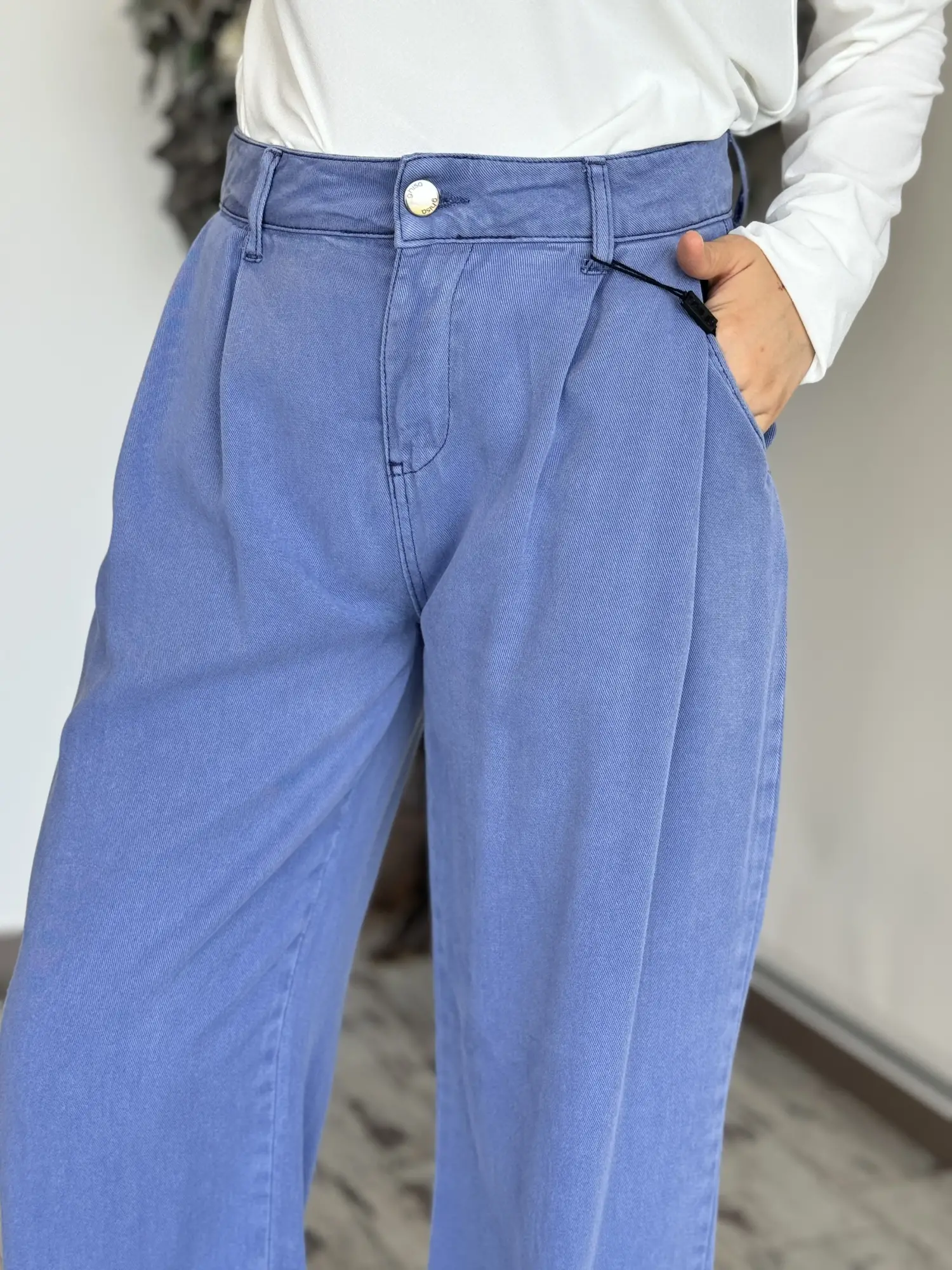 Ghisa Tencel Cepli Pantolon 8618