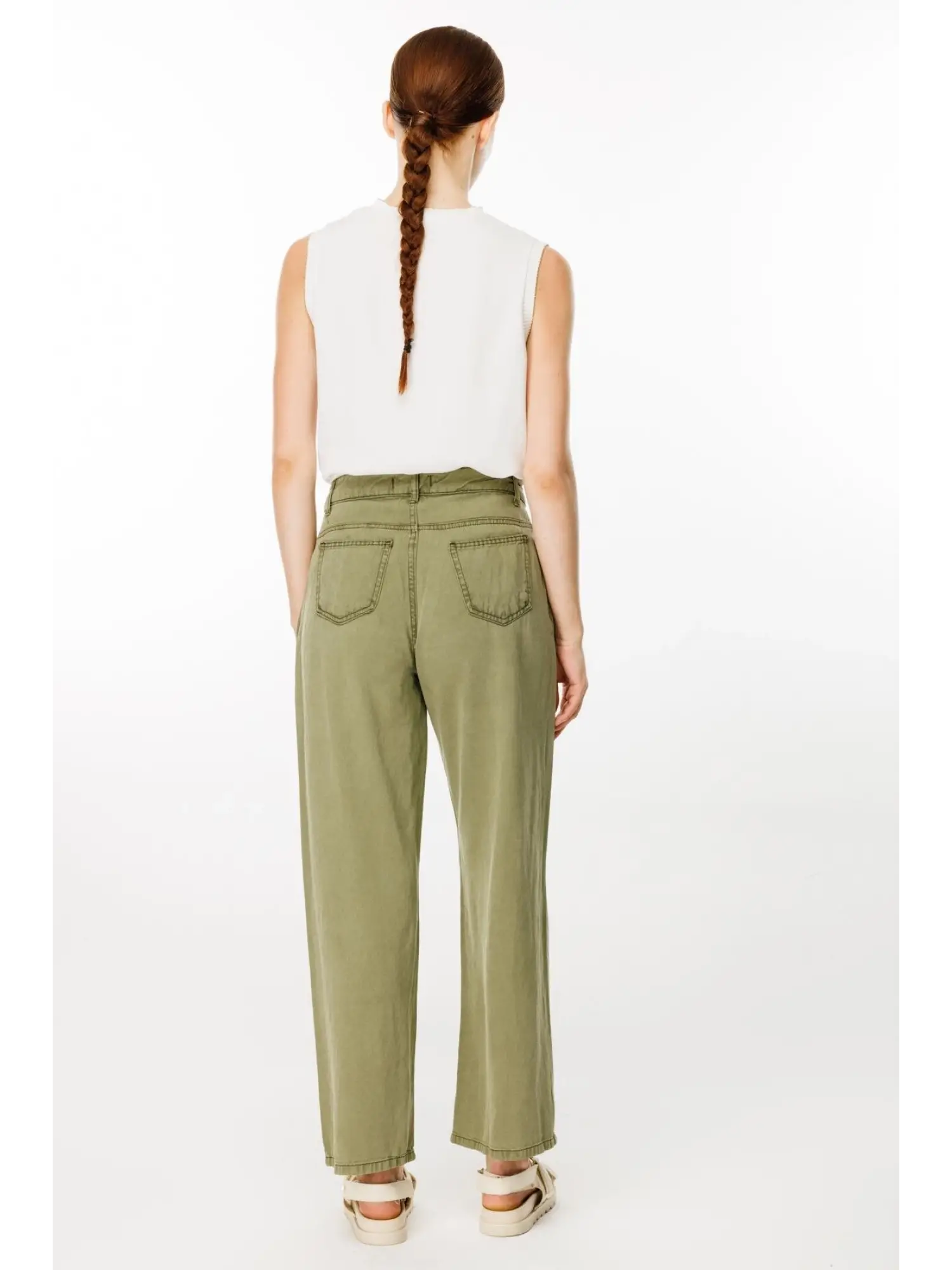 Ghisa Tencel Cepli Pantolon 8618