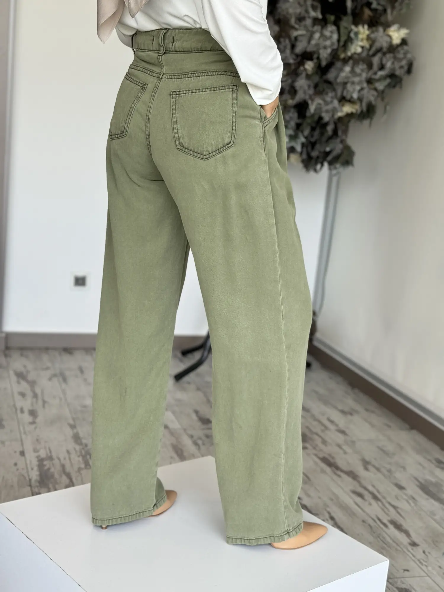 Ghisa Tencel Cepli Pantolon 8618