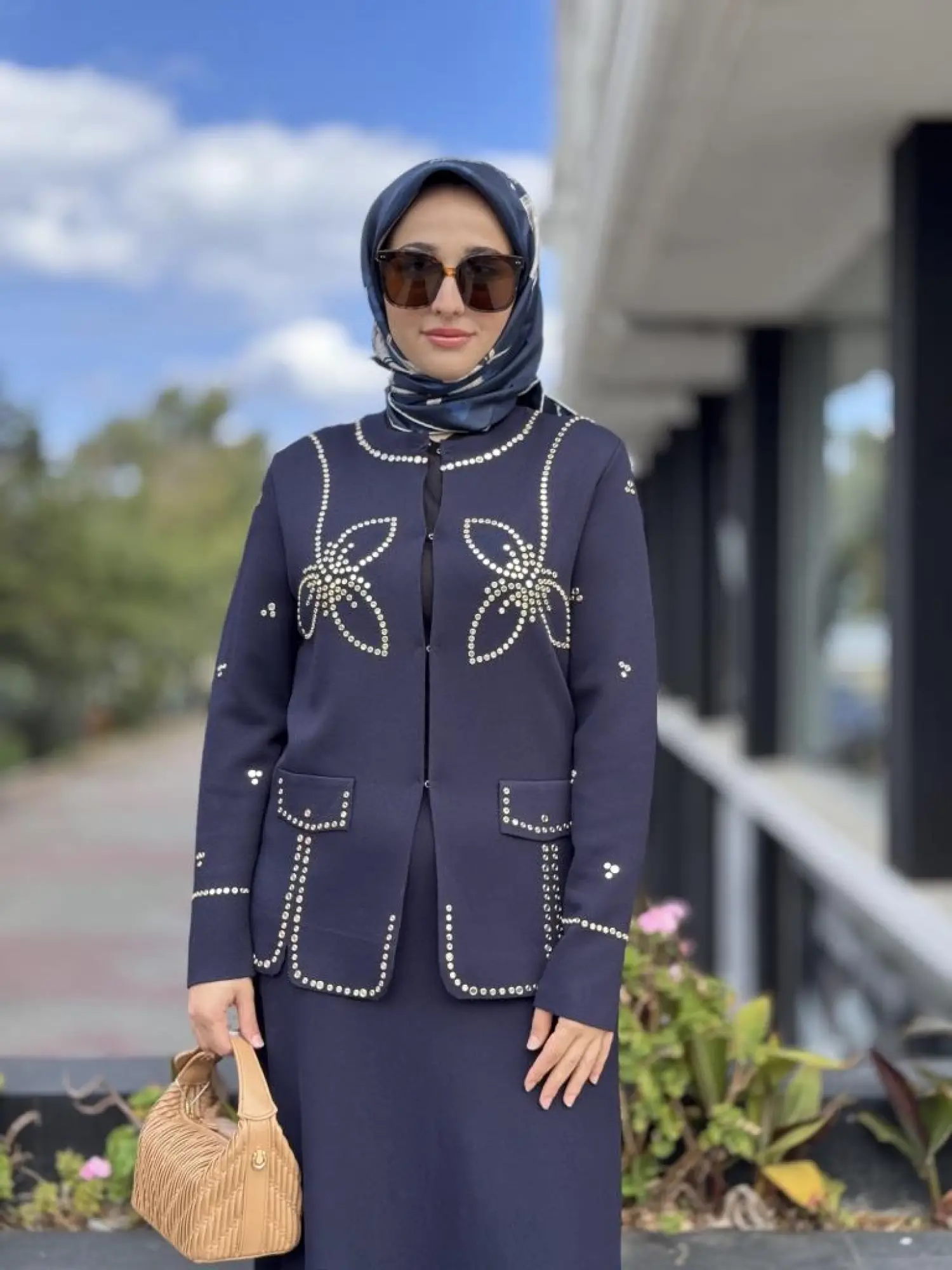 Ghisa Triko Ceket Etek Takım 3213