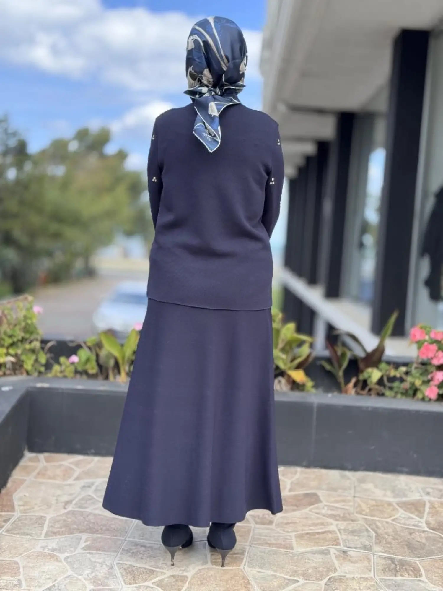 Ghisa Triko Ceket Etek Takım 3213