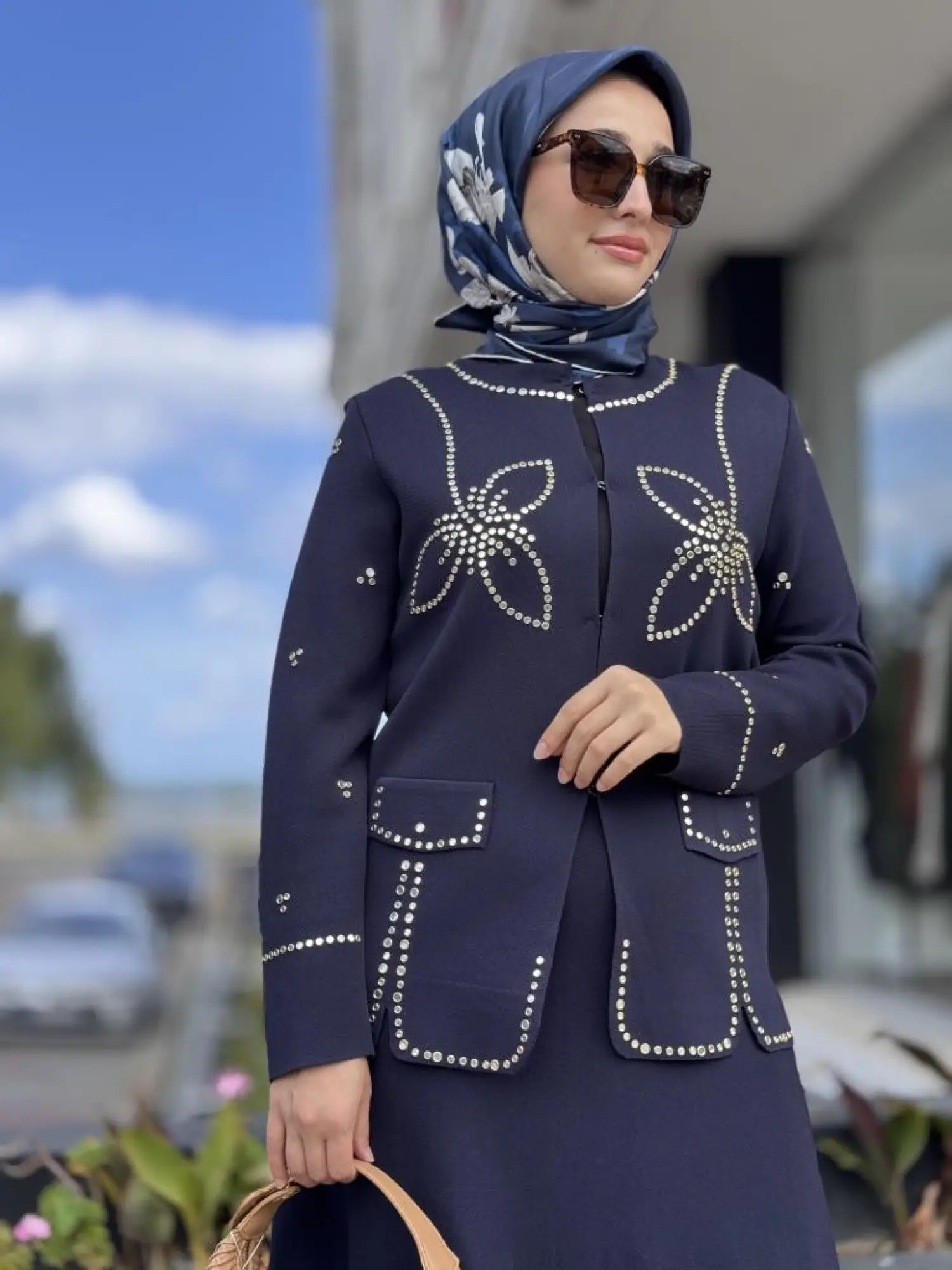 Ghisa Triko Ceket Etek Takım 3213