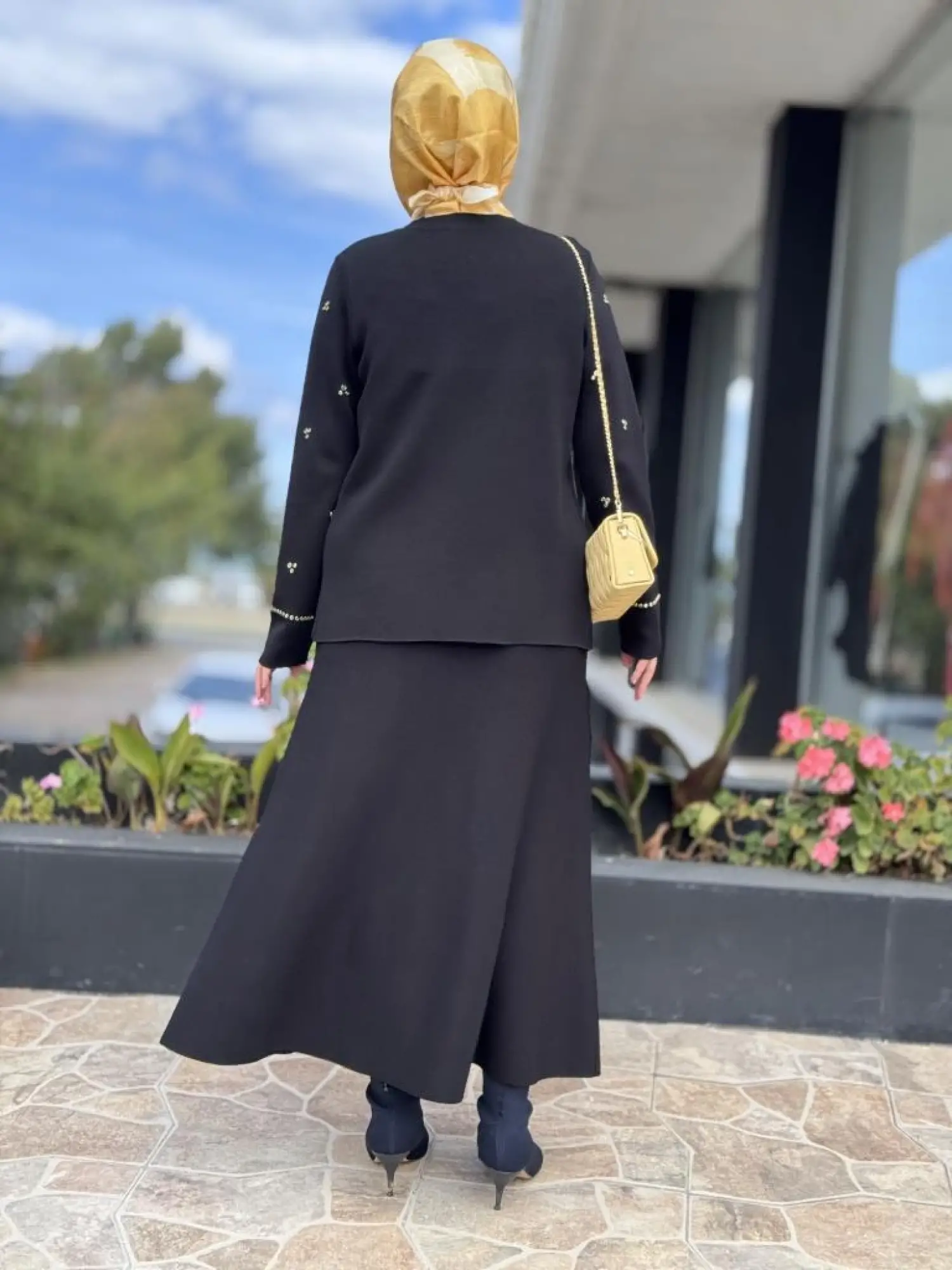 Ghisa Triko Ceket Etek Takım 3213