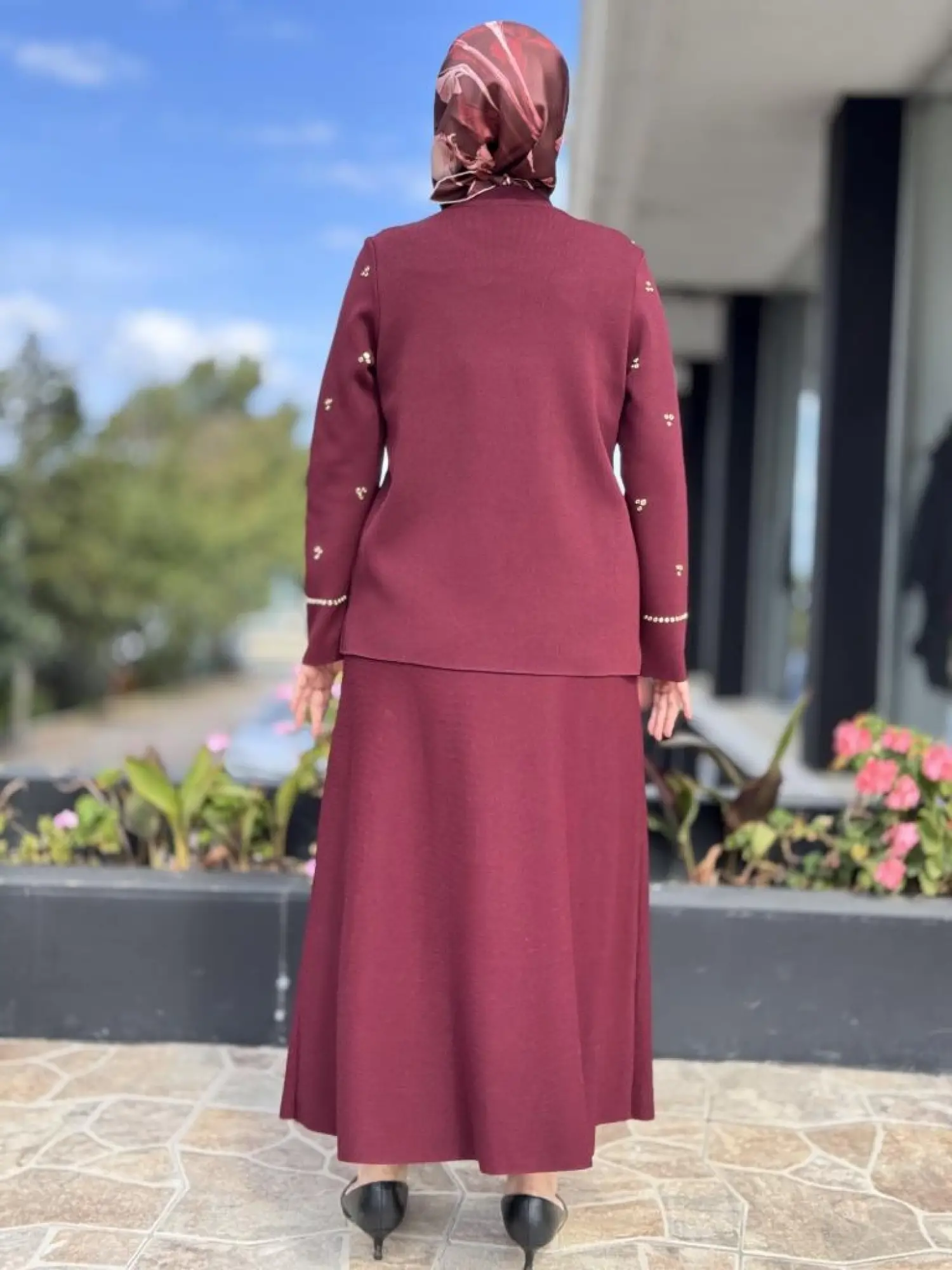 Ghisa Triko Ceket Etek Takım 3213