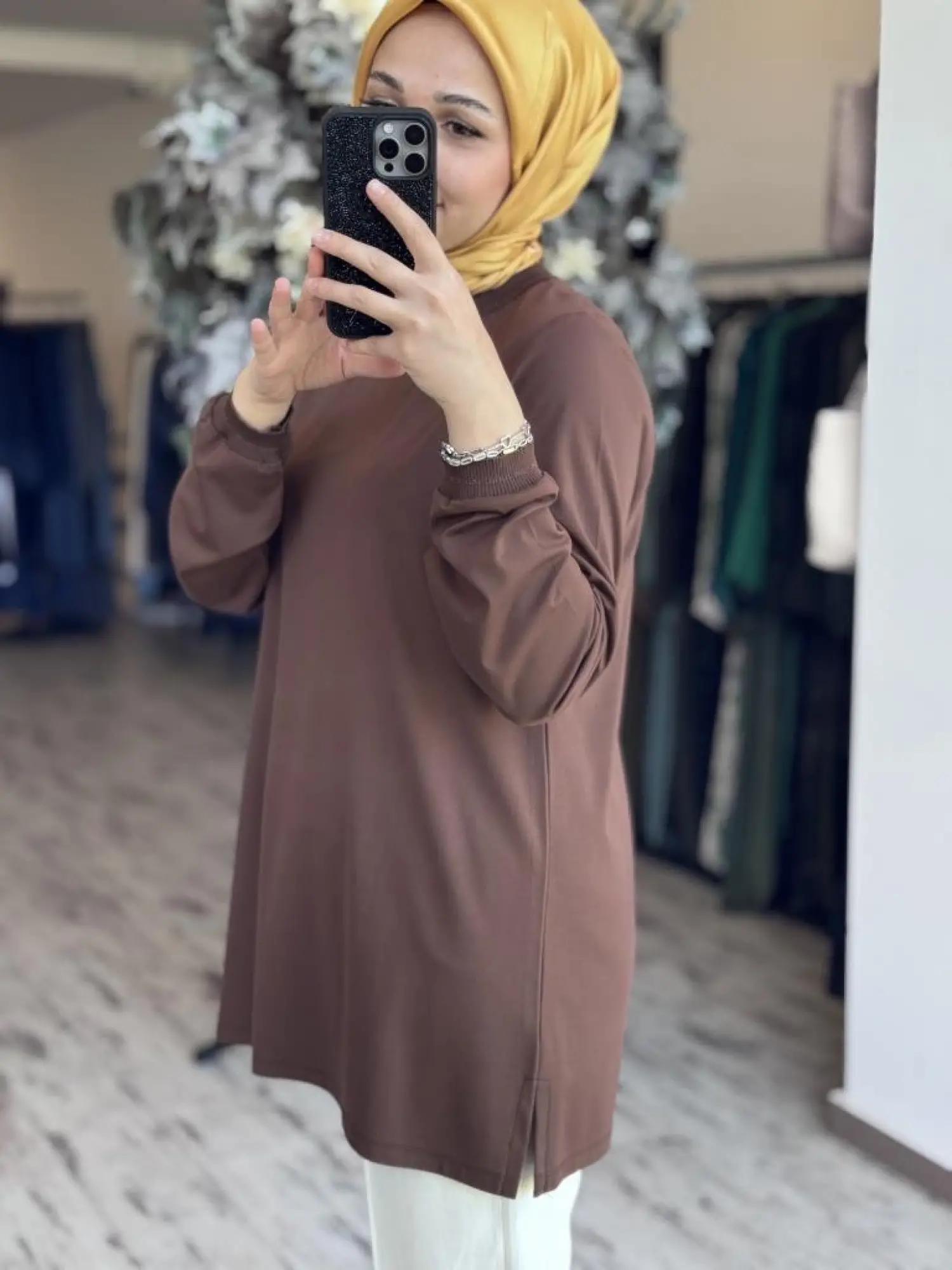 Ghisa Yaka Ve Kol Ribanalı Tunik G4829