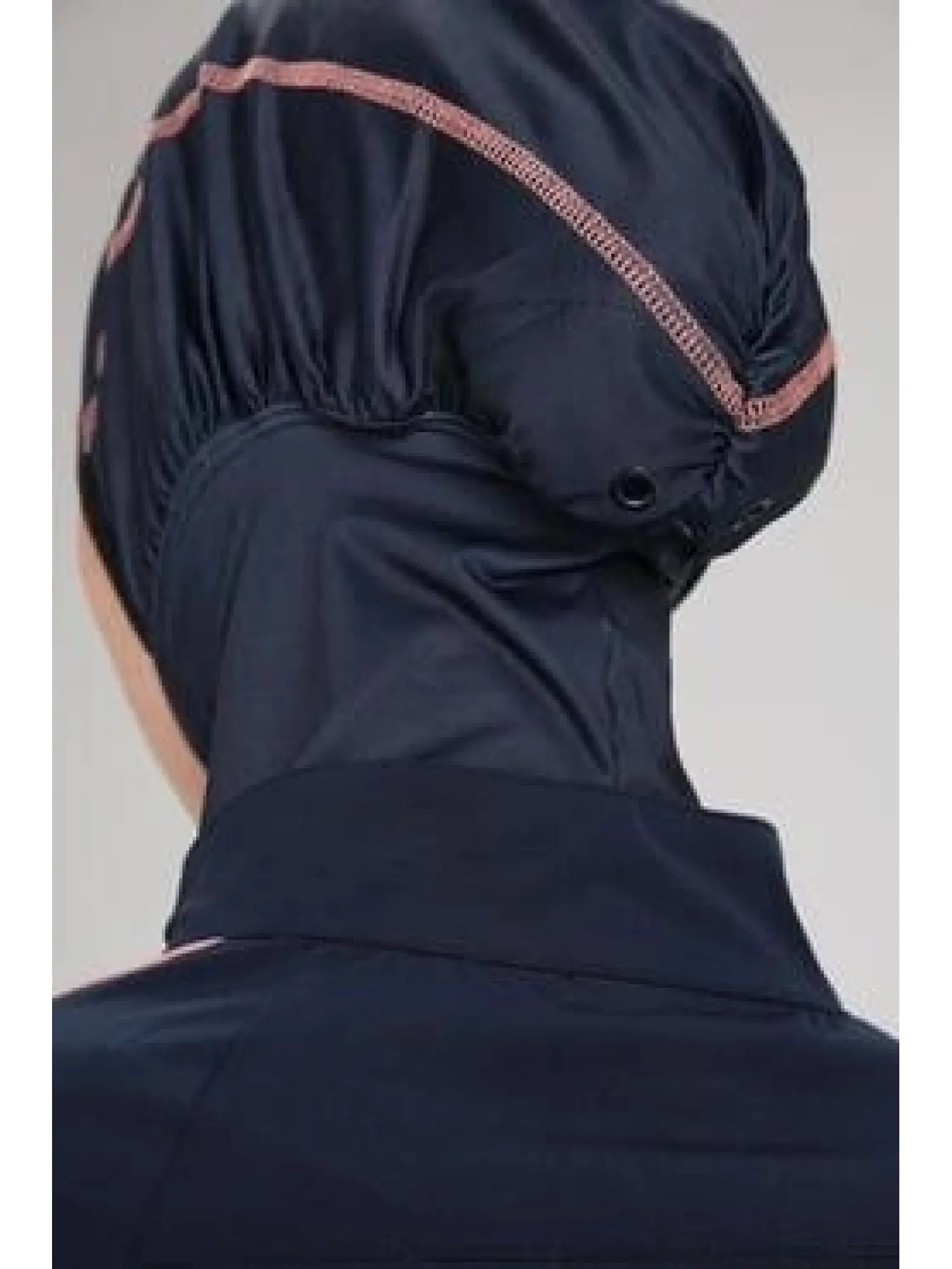 Haşema Esila H-Per Serisi 6 Parça Jileli Lacivert Tam Tesettür Mayo Takımı HSM3125