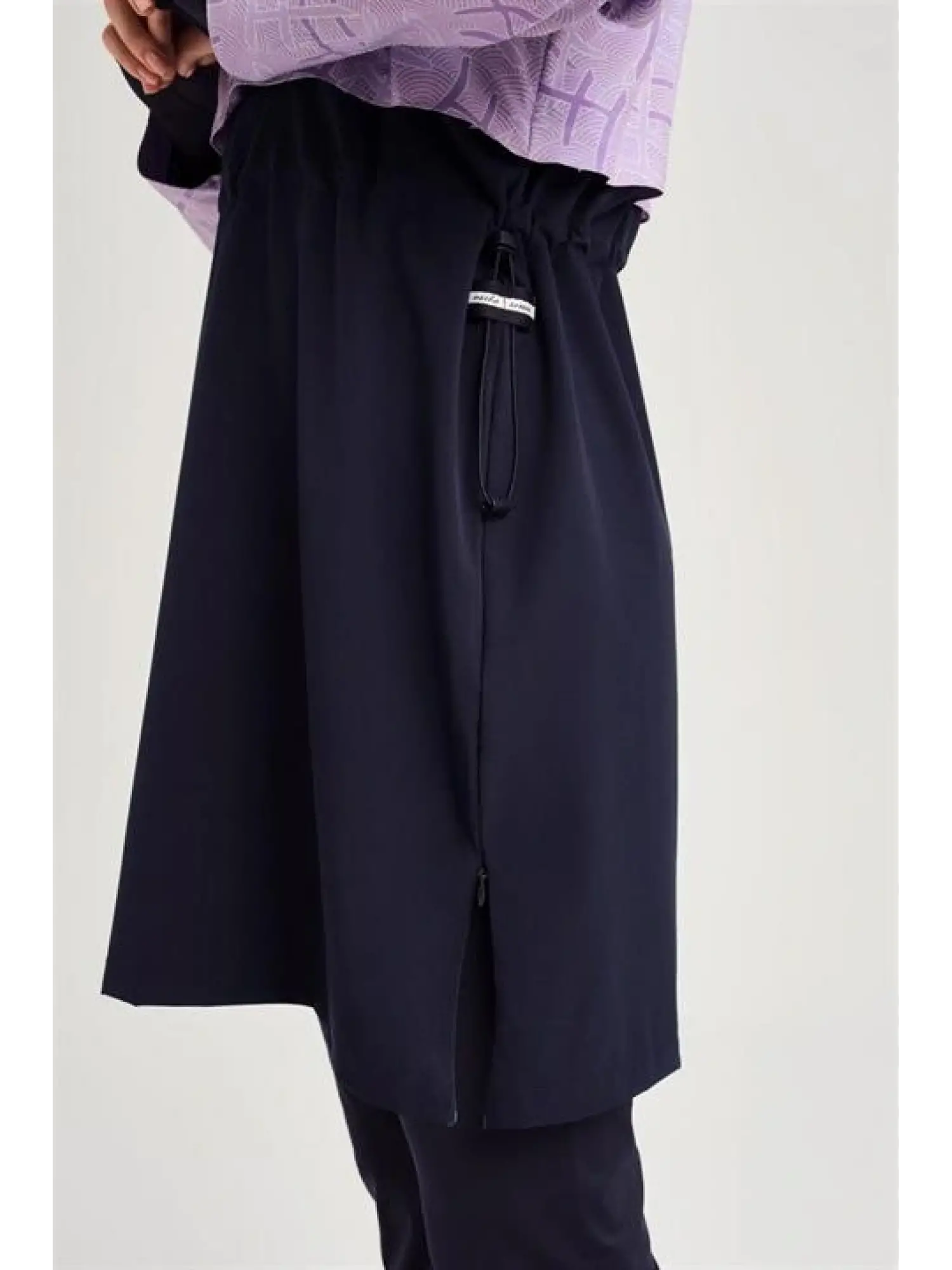 Haşema Esila Serisi Monogram Laci-Lila Tam Tesettür Tek Mayo Üstü HSM2934