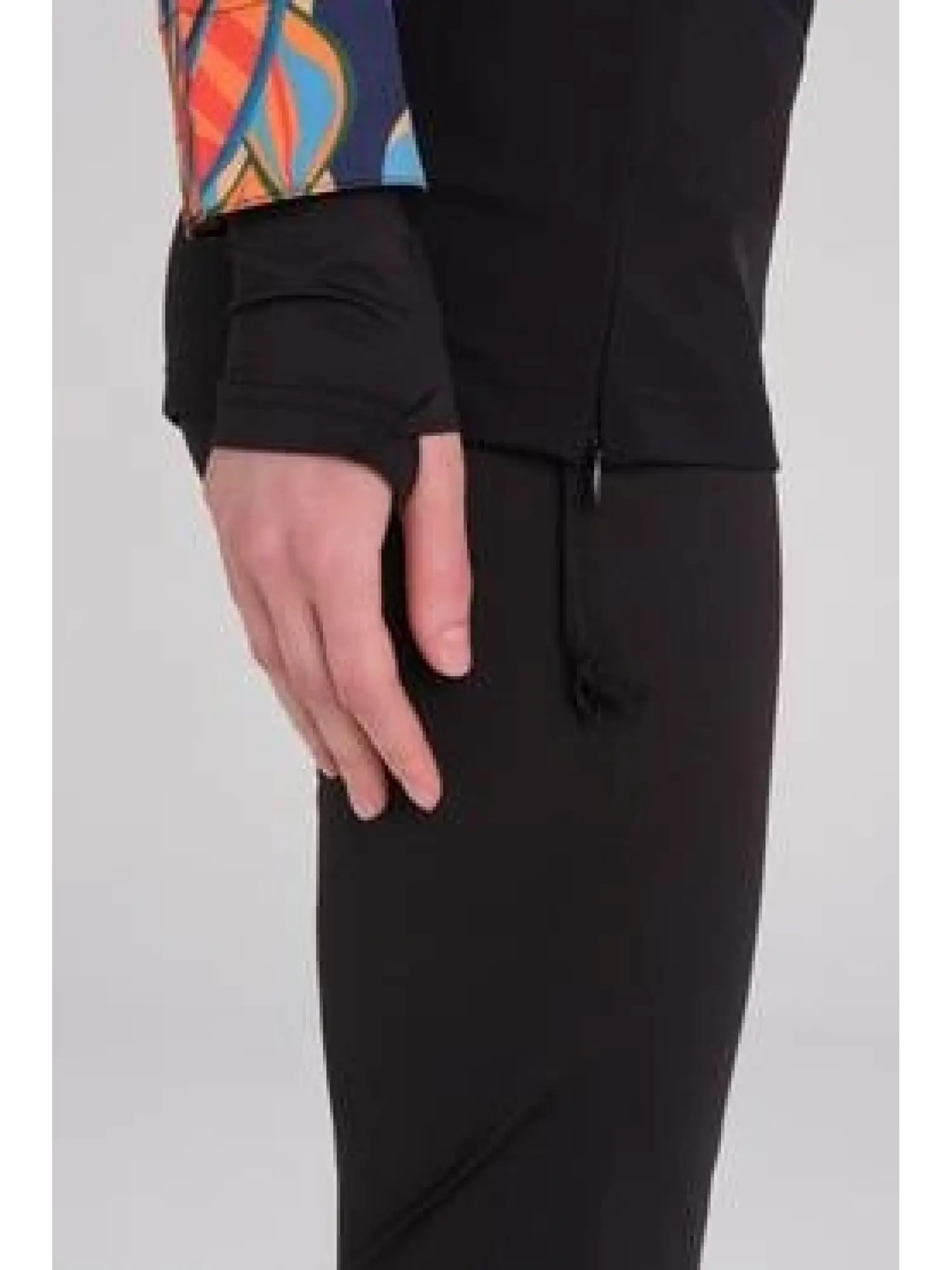 Haşema Esila Tropikal Desenli Jileli Tek Mayo Üstü HSM2934