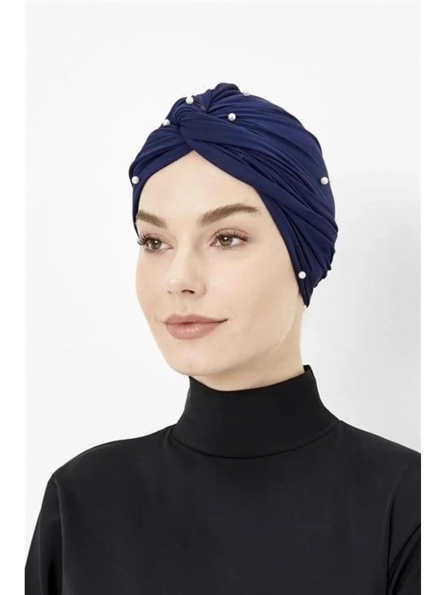 Haşema İncili Dolama Havuz Bonesi  HSM2552