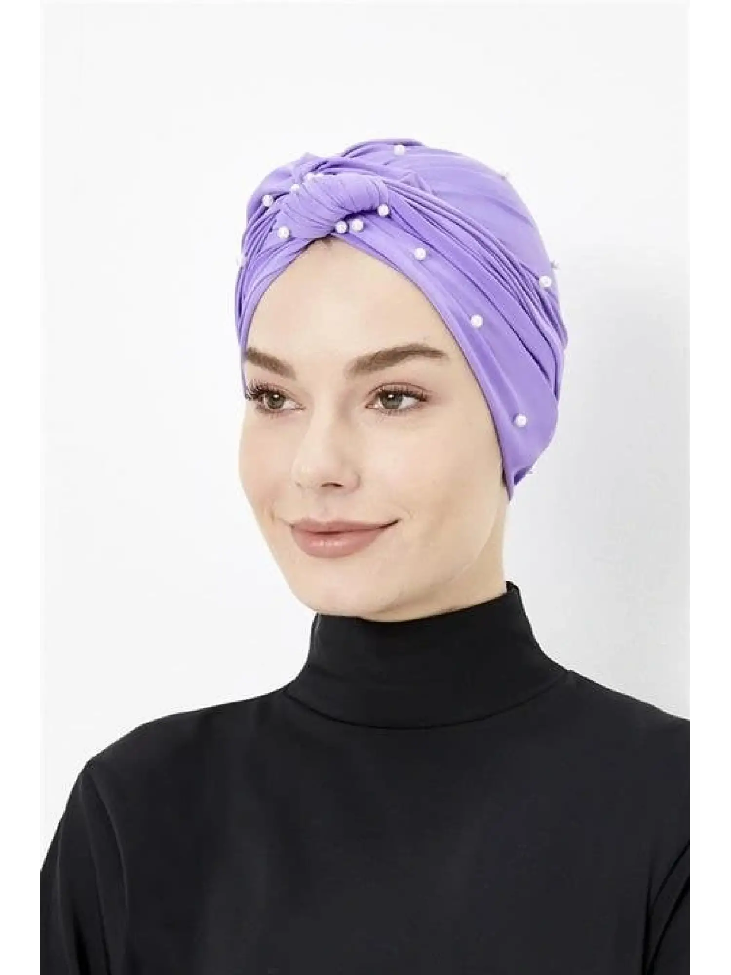 Haşema İncili Dolama Havuz Bonesi  HSM2552