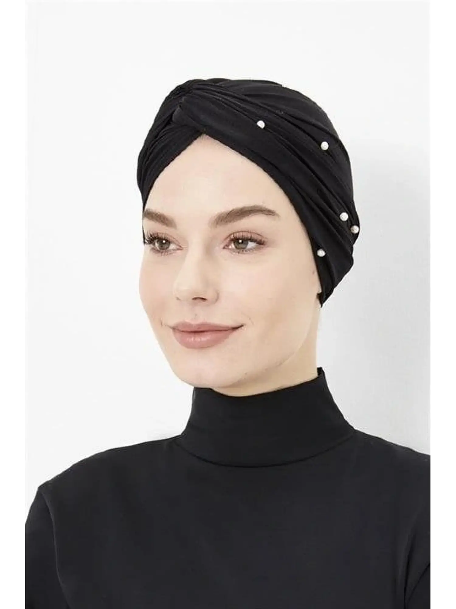 Haşema İncili Dolama Havuz Bonesi  HSM2552