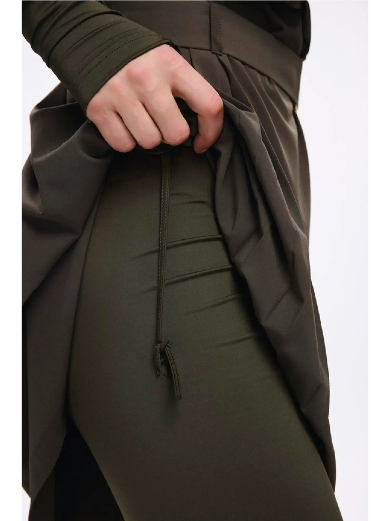 Haşema Kemer Toka Detaylı 5 Parça Haki Mayo Takımı HSM5017