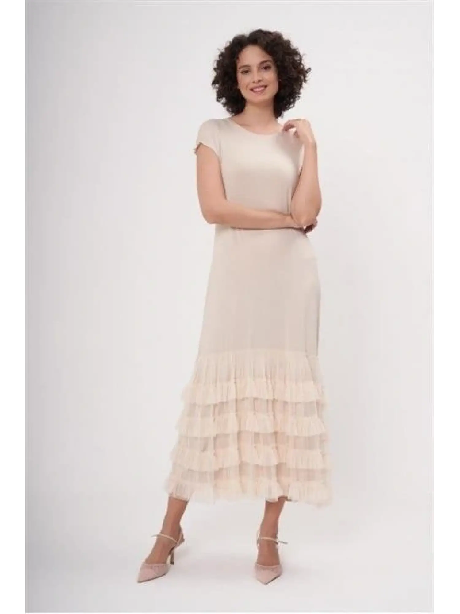 İnvee Altı Tütülü O Kol Uzun İçlik / Astar 6308