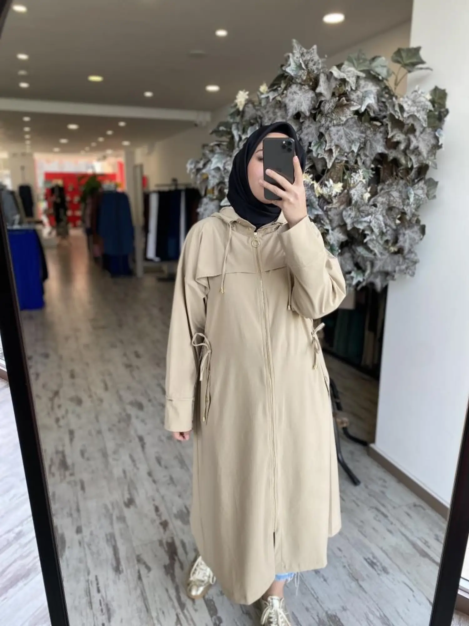 İnvee Belden Büzmeli Kapüşonlu Krınkıl Kap 6830