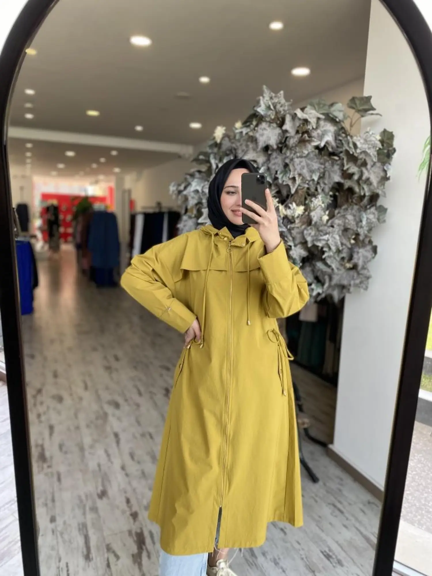 İnvee Belden Büzmeli Kapüşonlu Krınkıl Kap 6830