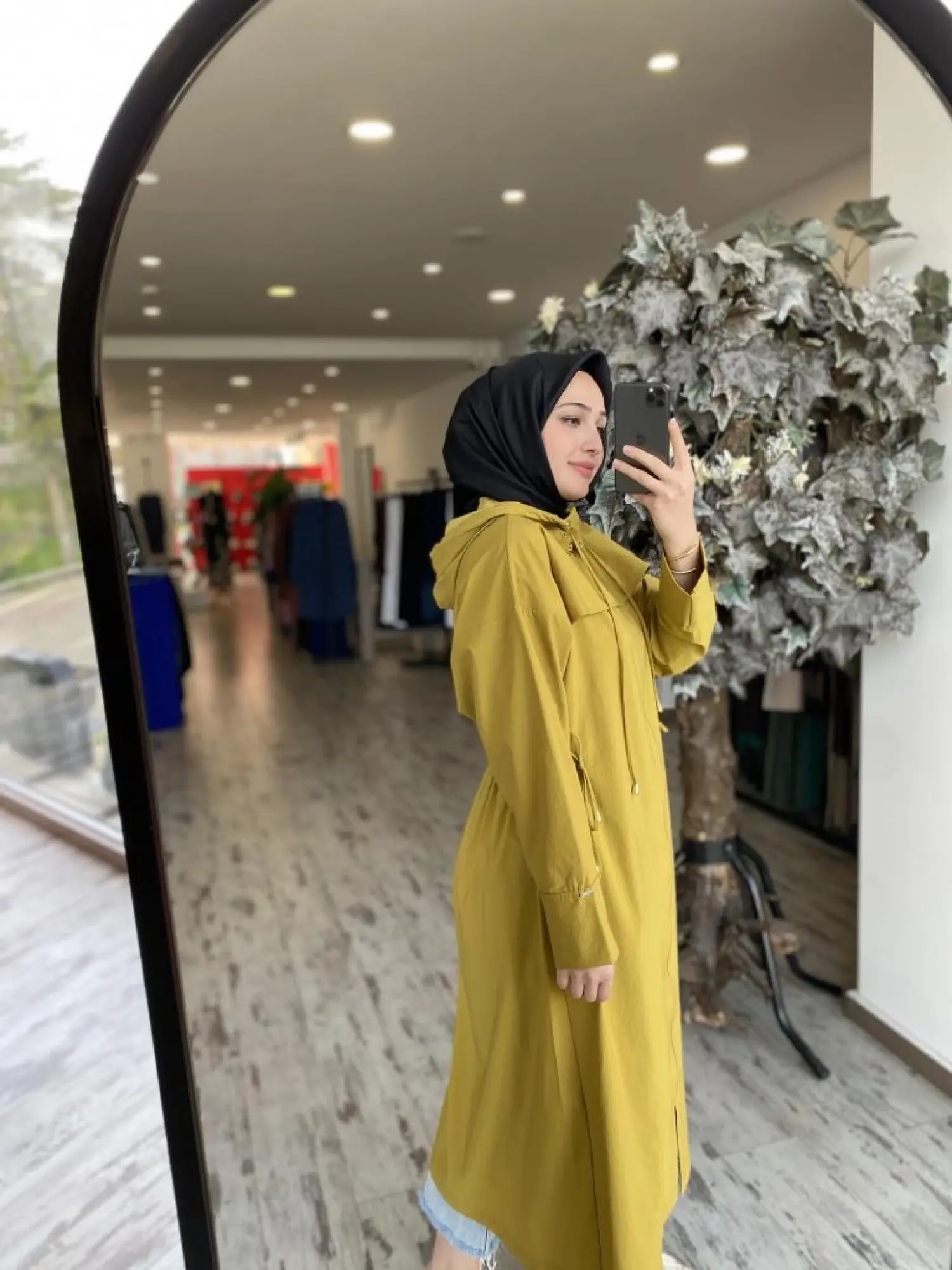 İnvee Belden Büzmeli Kapüşonlu Krınkıl Kap 6830