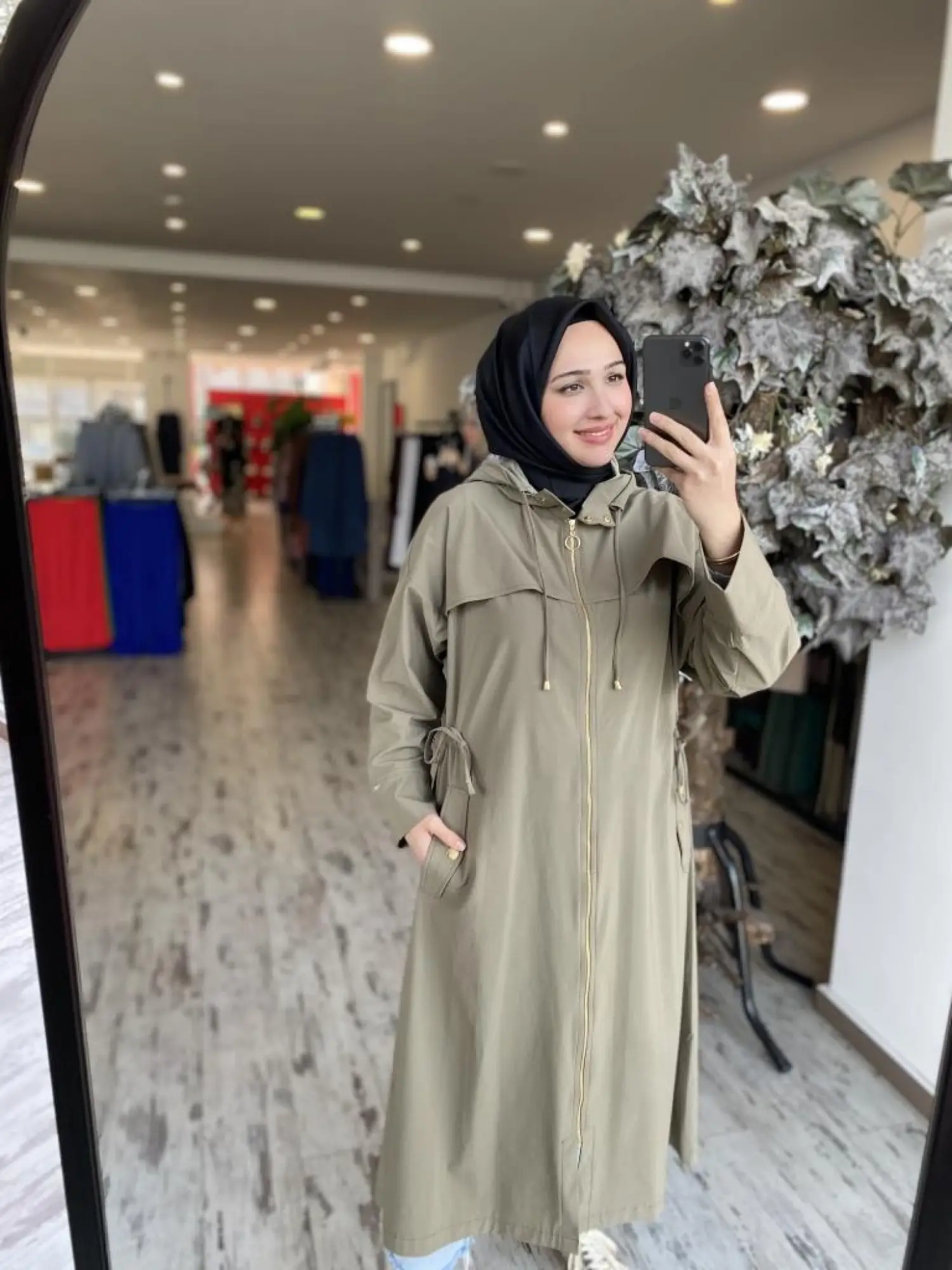 İnvee Belden Büzmeli Kapüşonlu Krınkıl Kap 6830