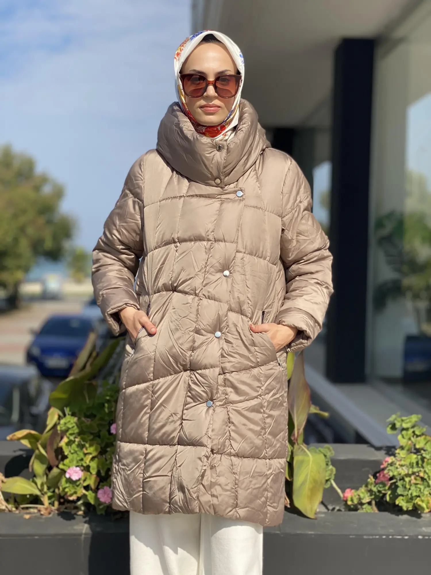 İnvee Çantalı Şişme Mont 6864